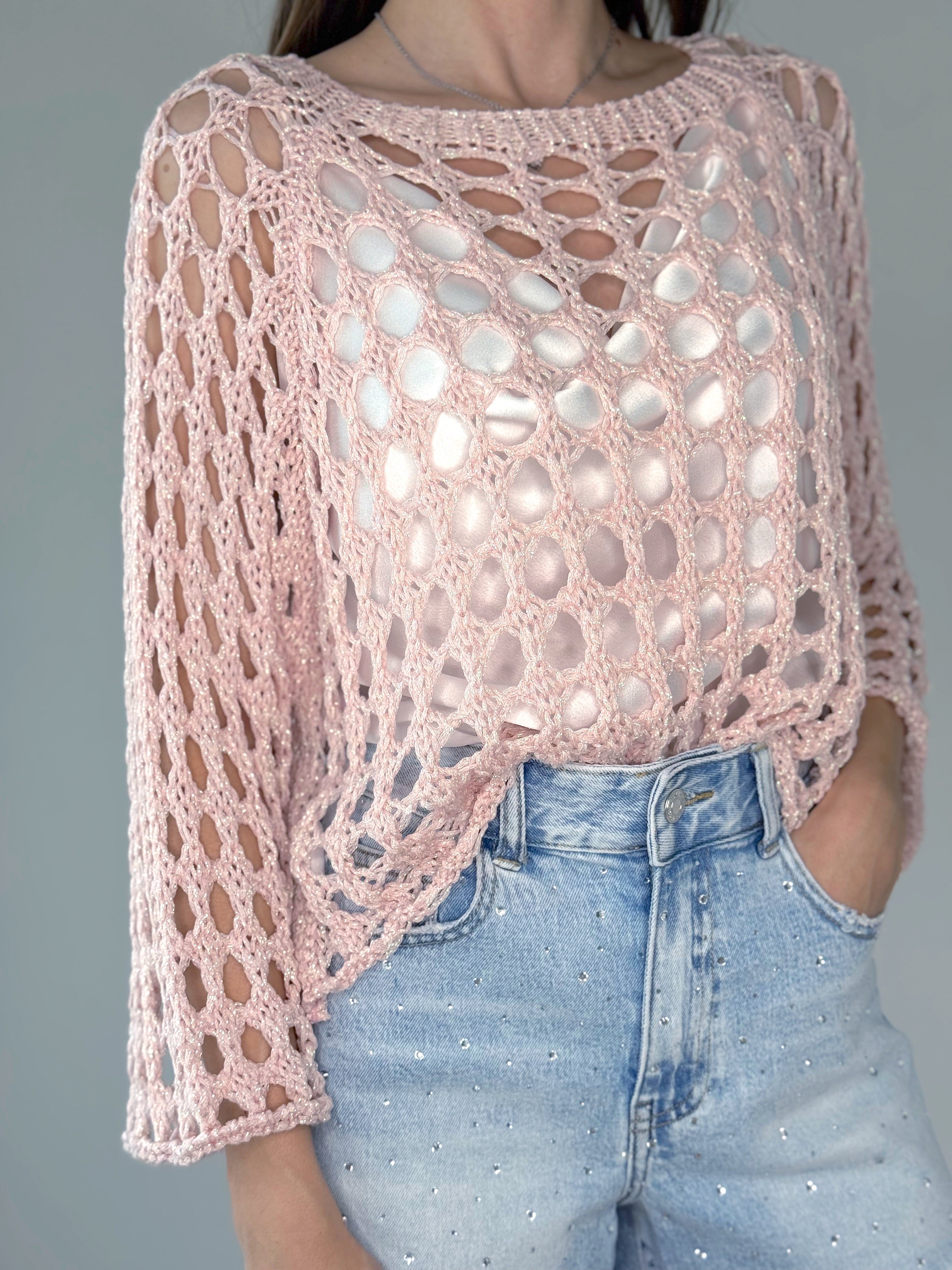 BLUSA A RETE VALENTINA
