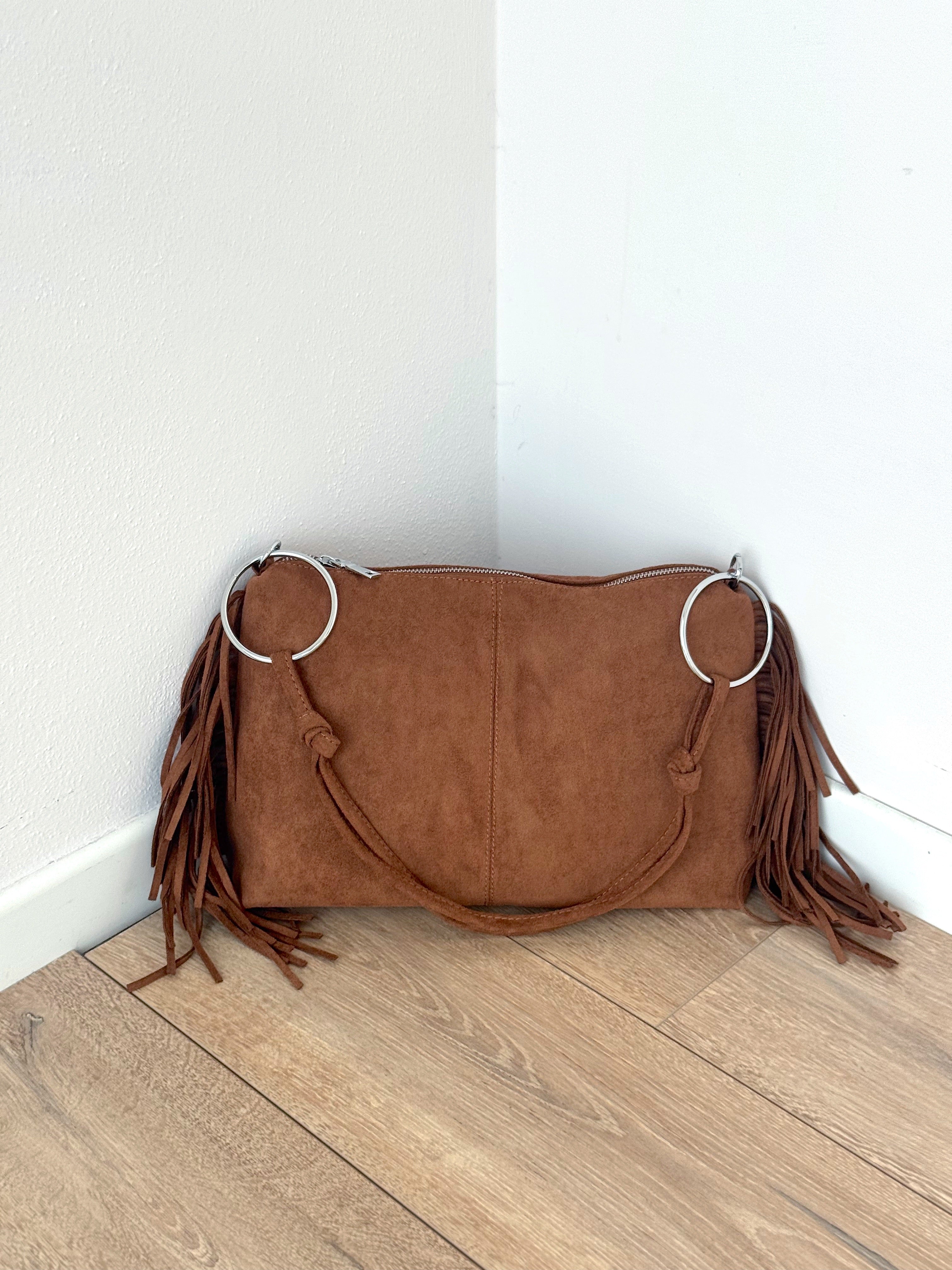 BORSA FRANGE ECO CAMOSCIO