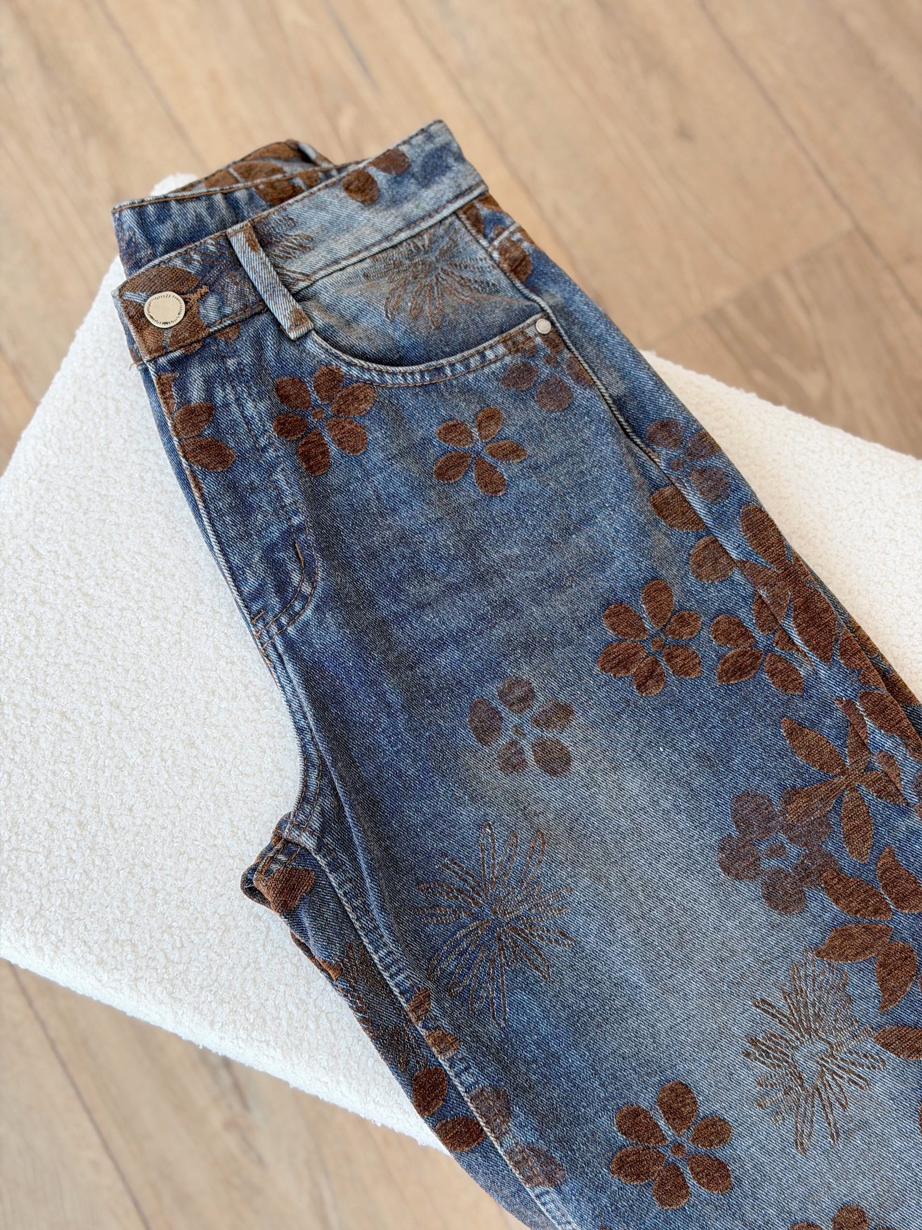 DENIM FLORA