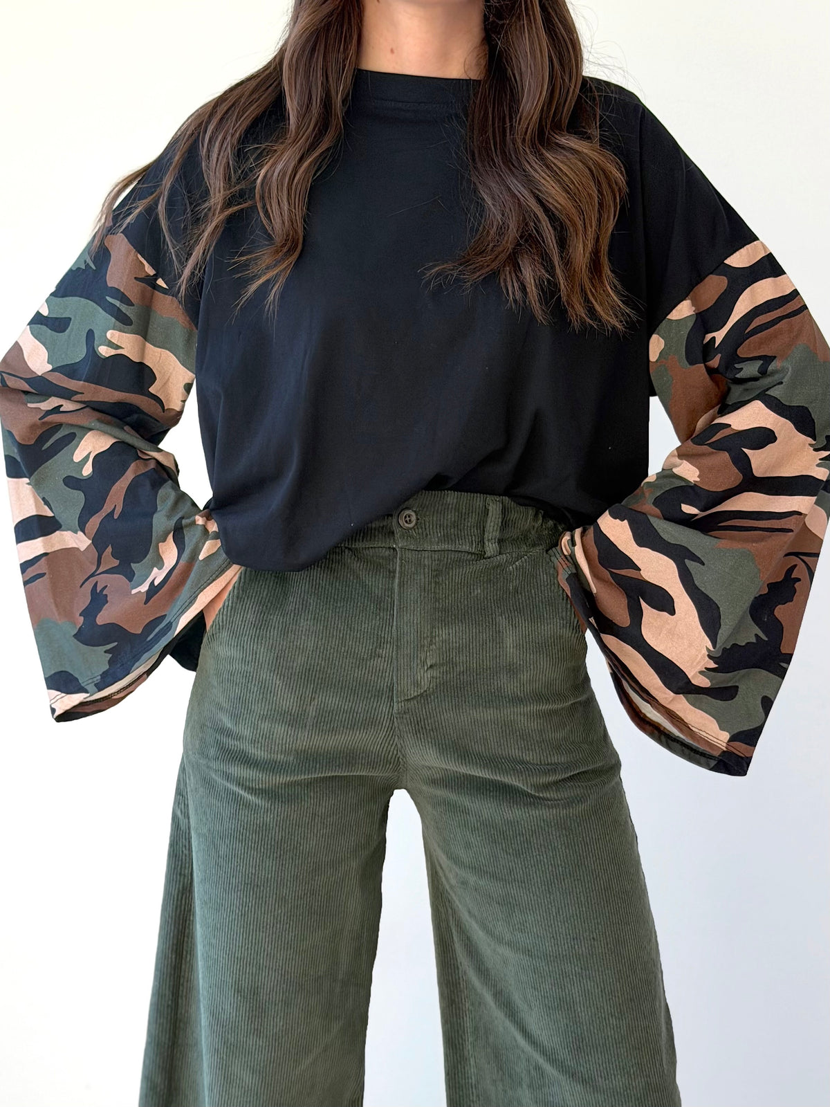 LONGSLEEVE OVER MANICHE CAMOUFLAGE