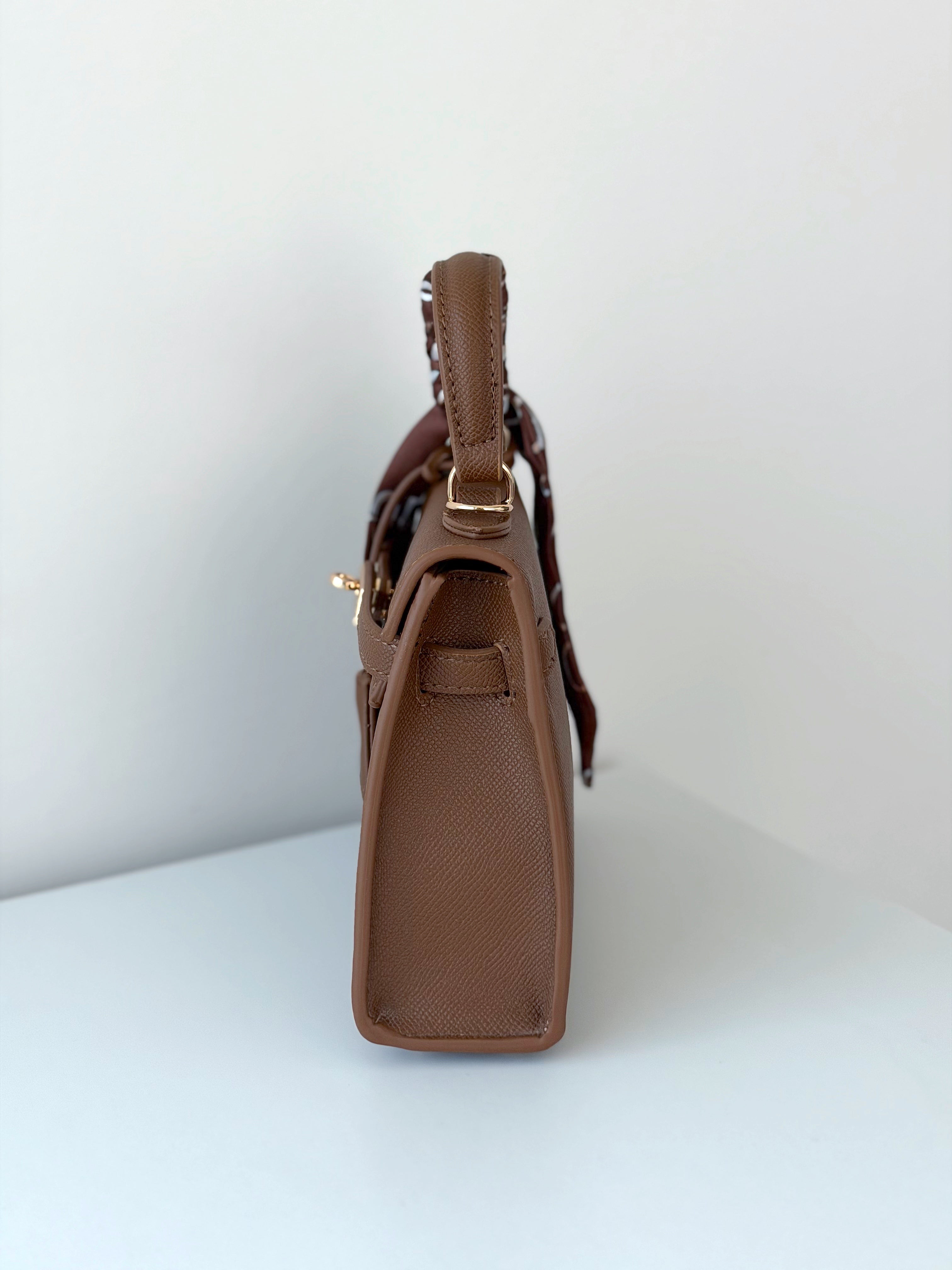 BORSA MINI KELLY CON FOULARD