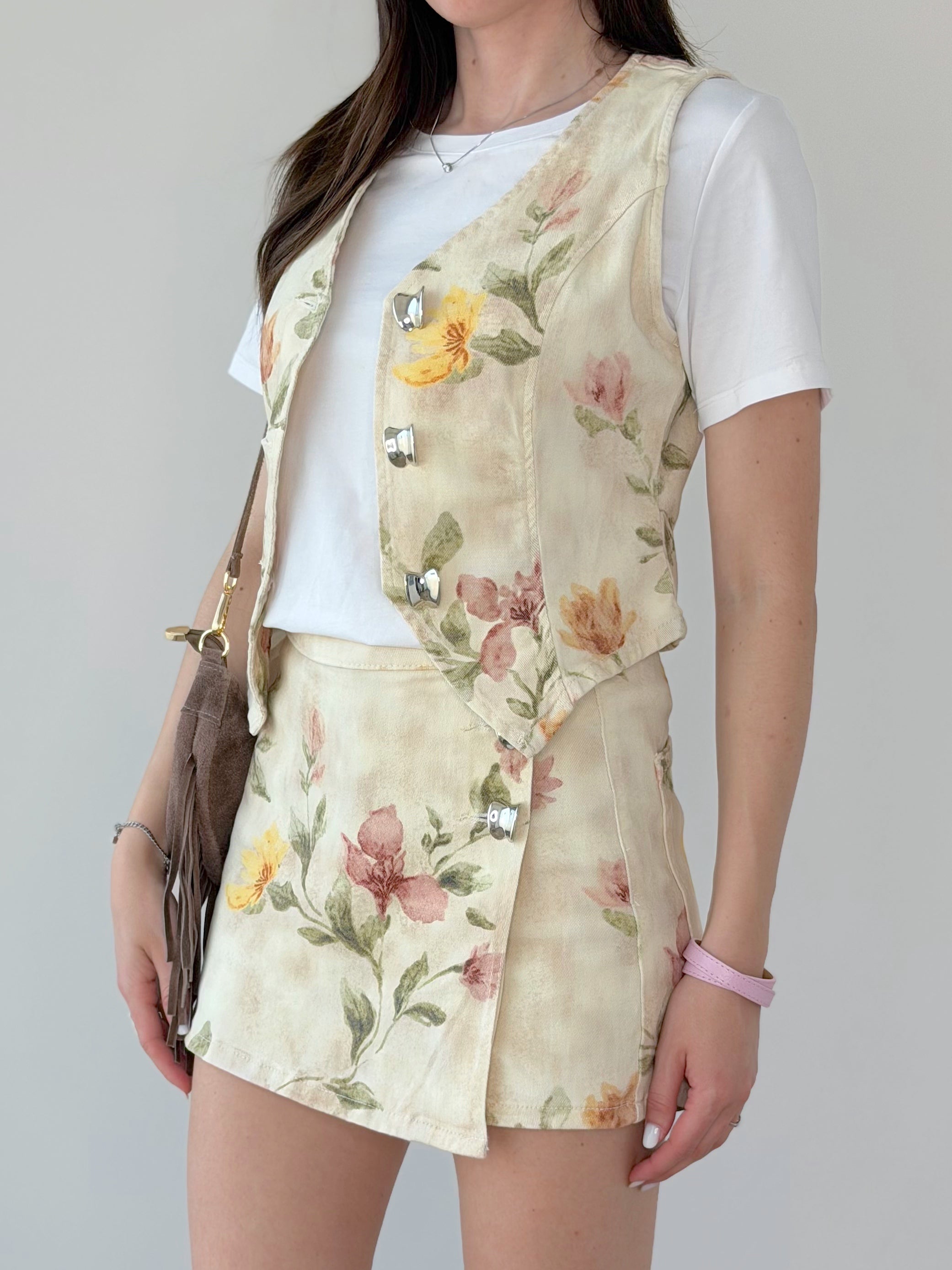 COORDINATO DENIM FLORA