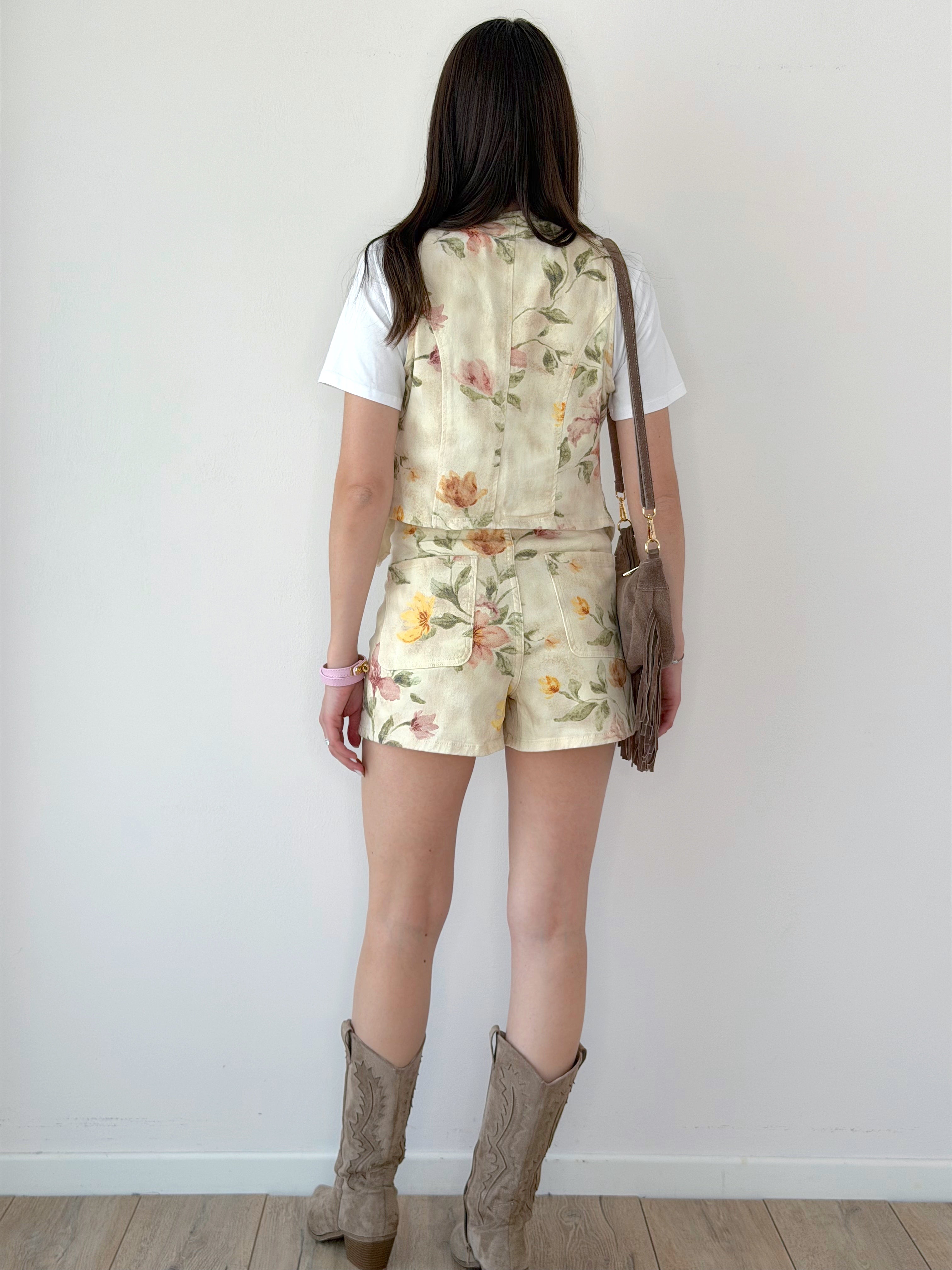 COORDINATO DENIM FLORA
