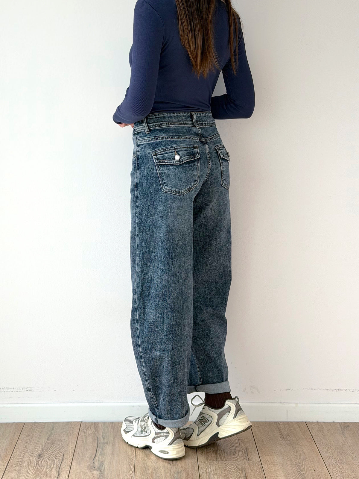 DENIM BALLOON SABBIATO