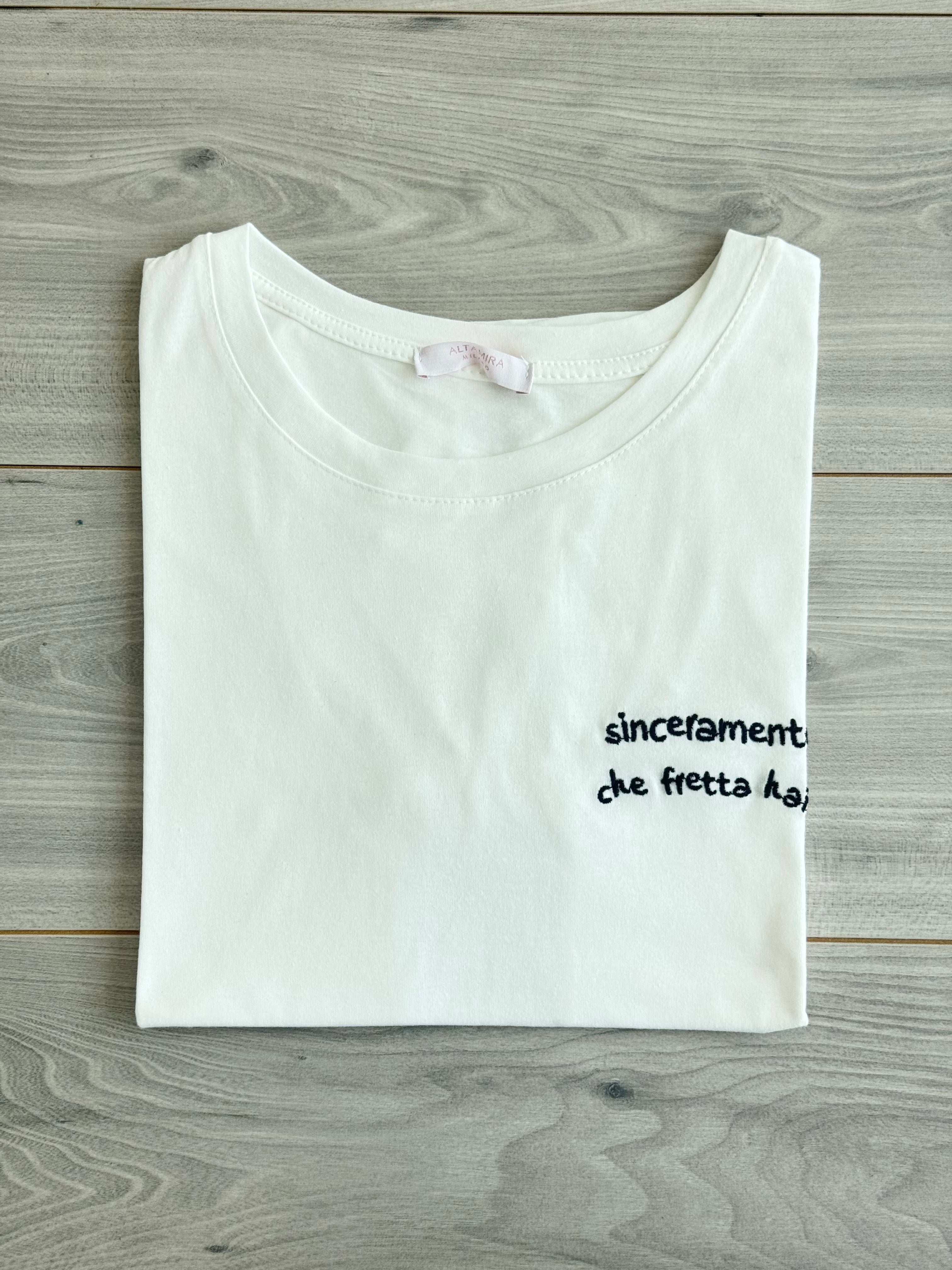 Tshirt con scritte
