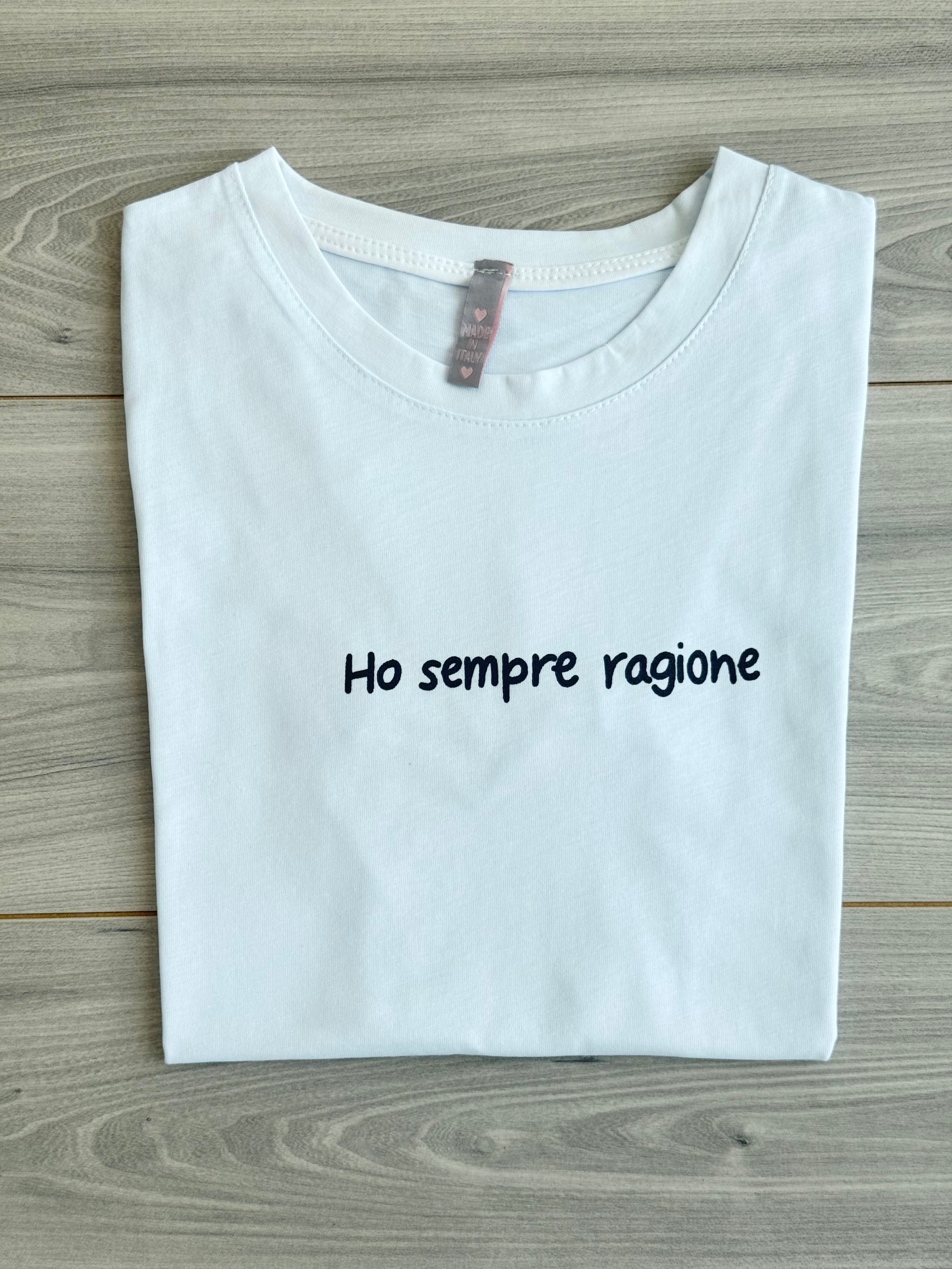 Tshirt con scritte