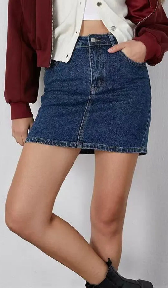 GONNA DENIM BLU