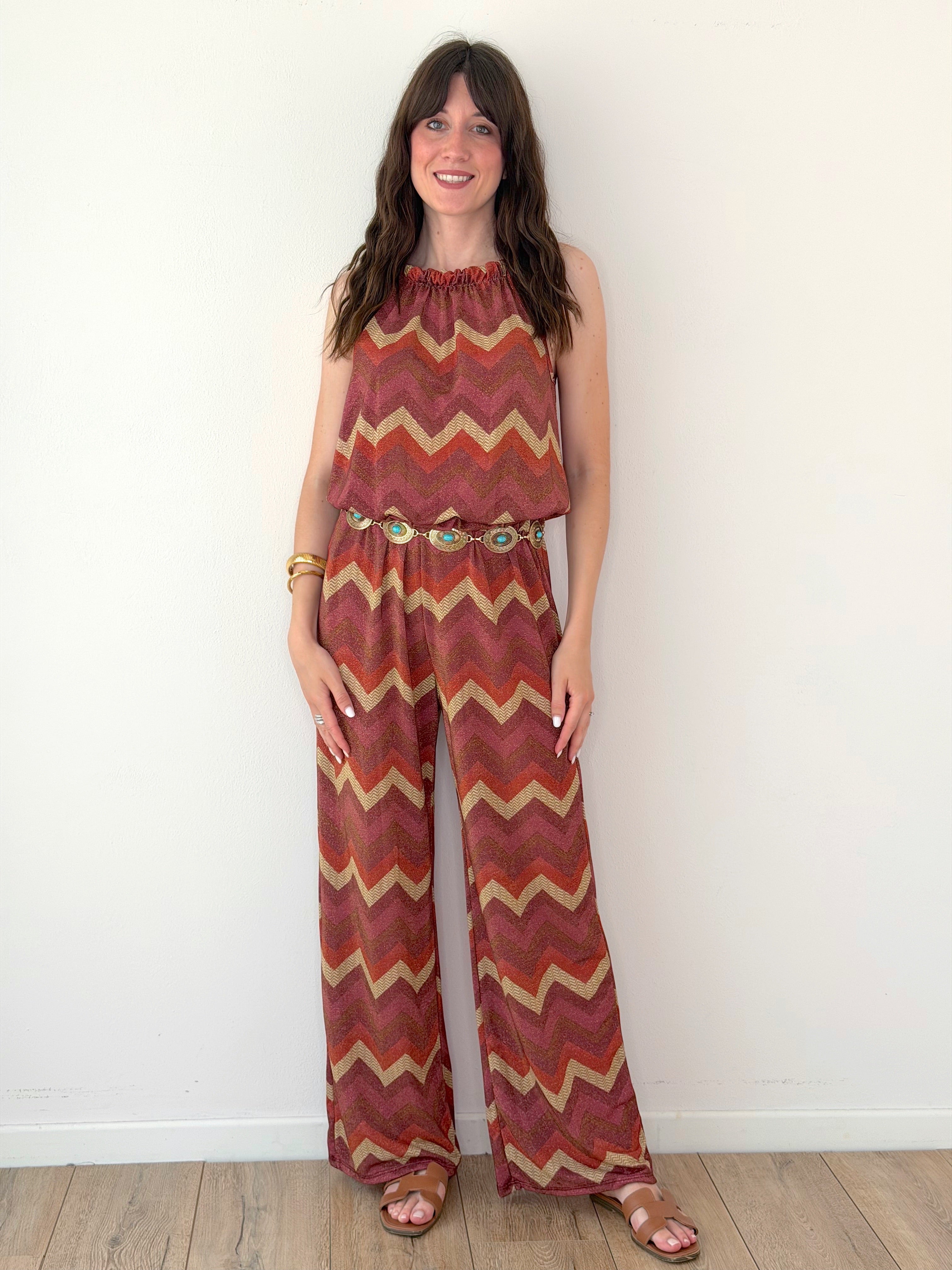 COORDINATO ZIG ZAG LUREX