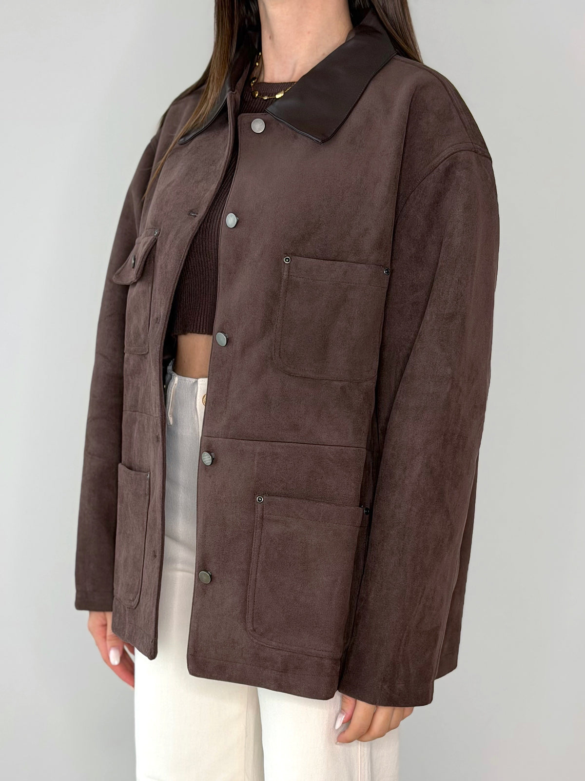 GIACCONE MONIQUE ECO CAMOSCIO ( PREMIUM )