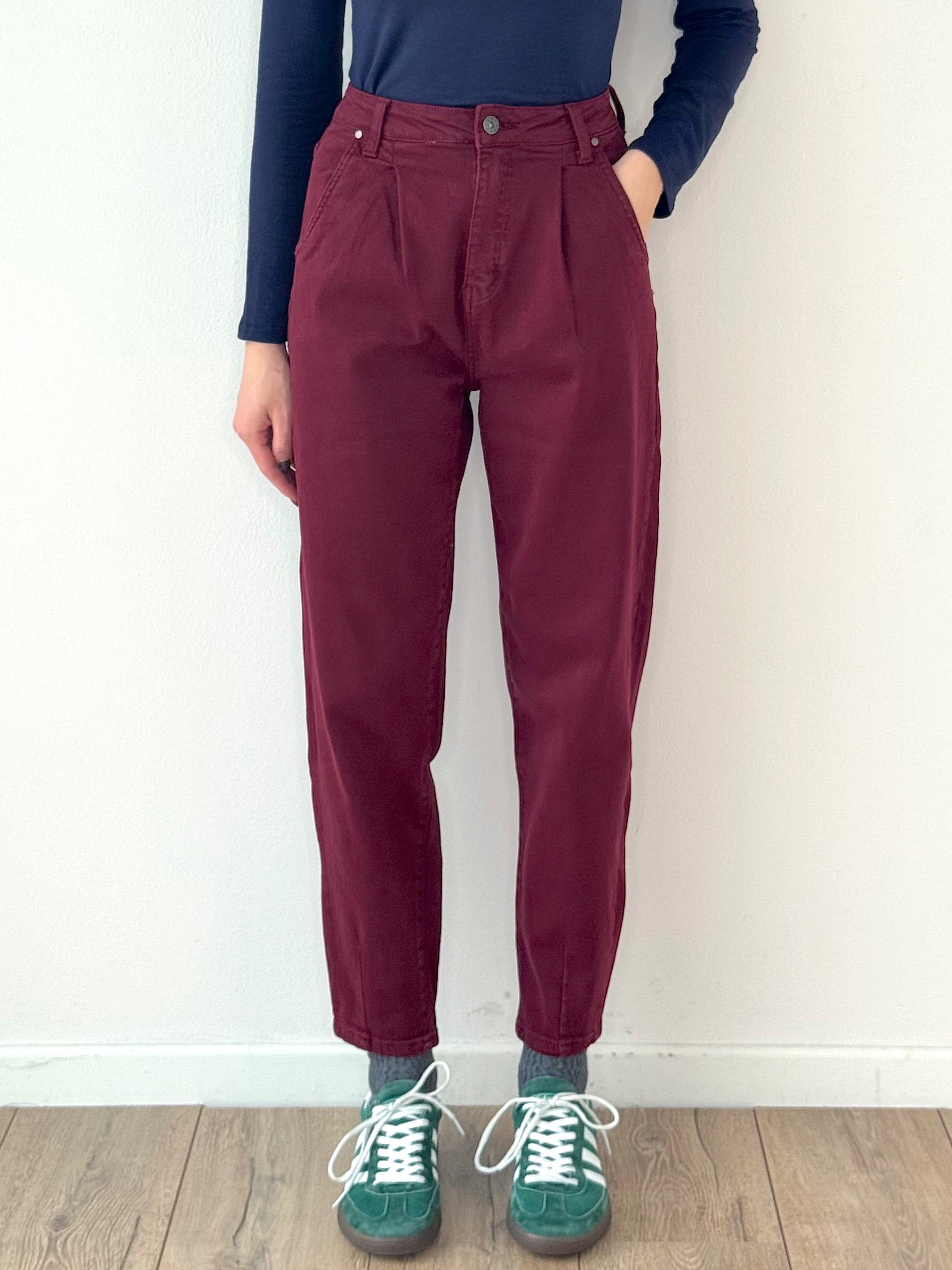 DENIM MOM (BORDEAUX & MARRONE)