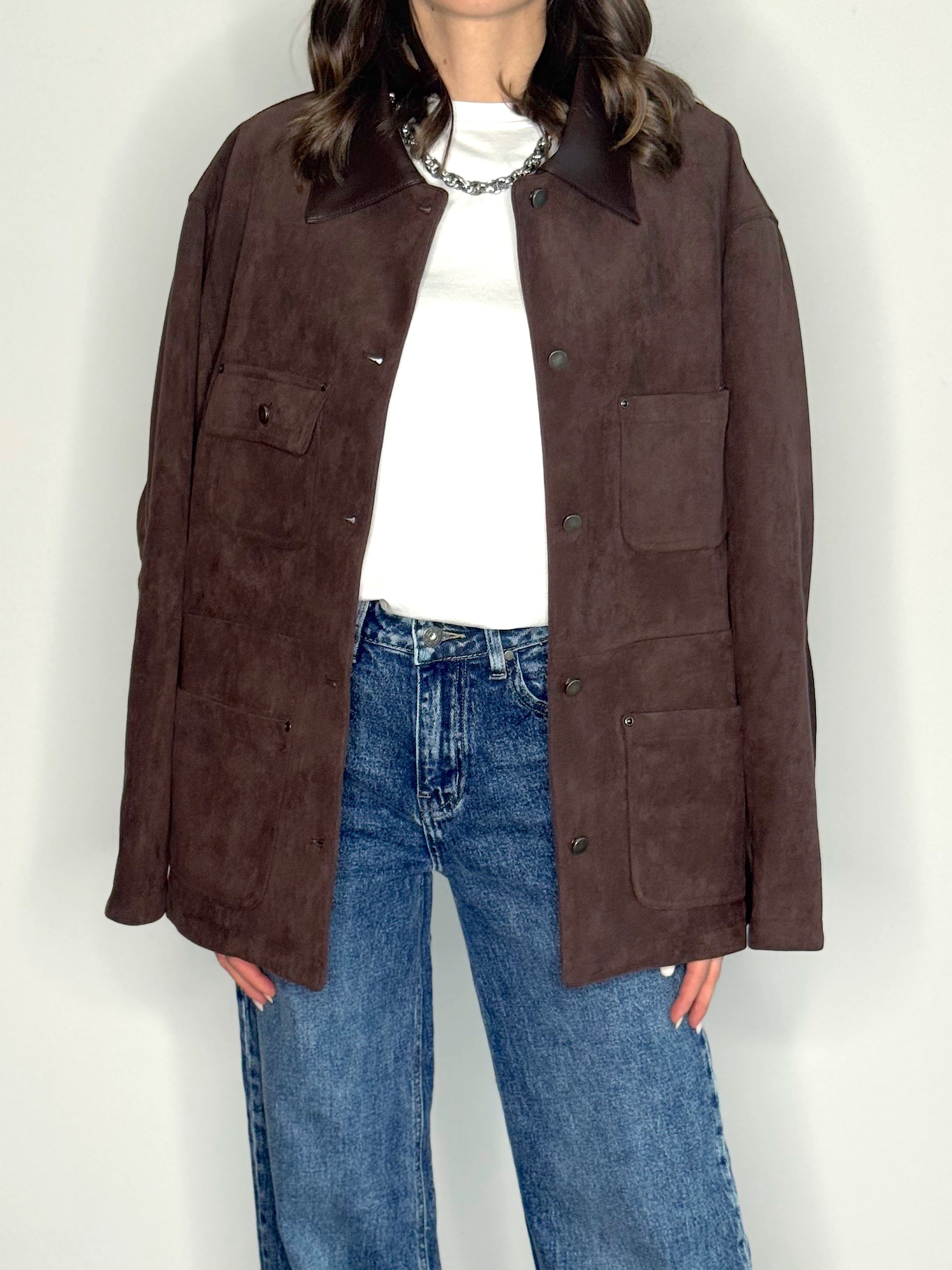 GIACCONE ECO CAMOSCIO MONIQUE