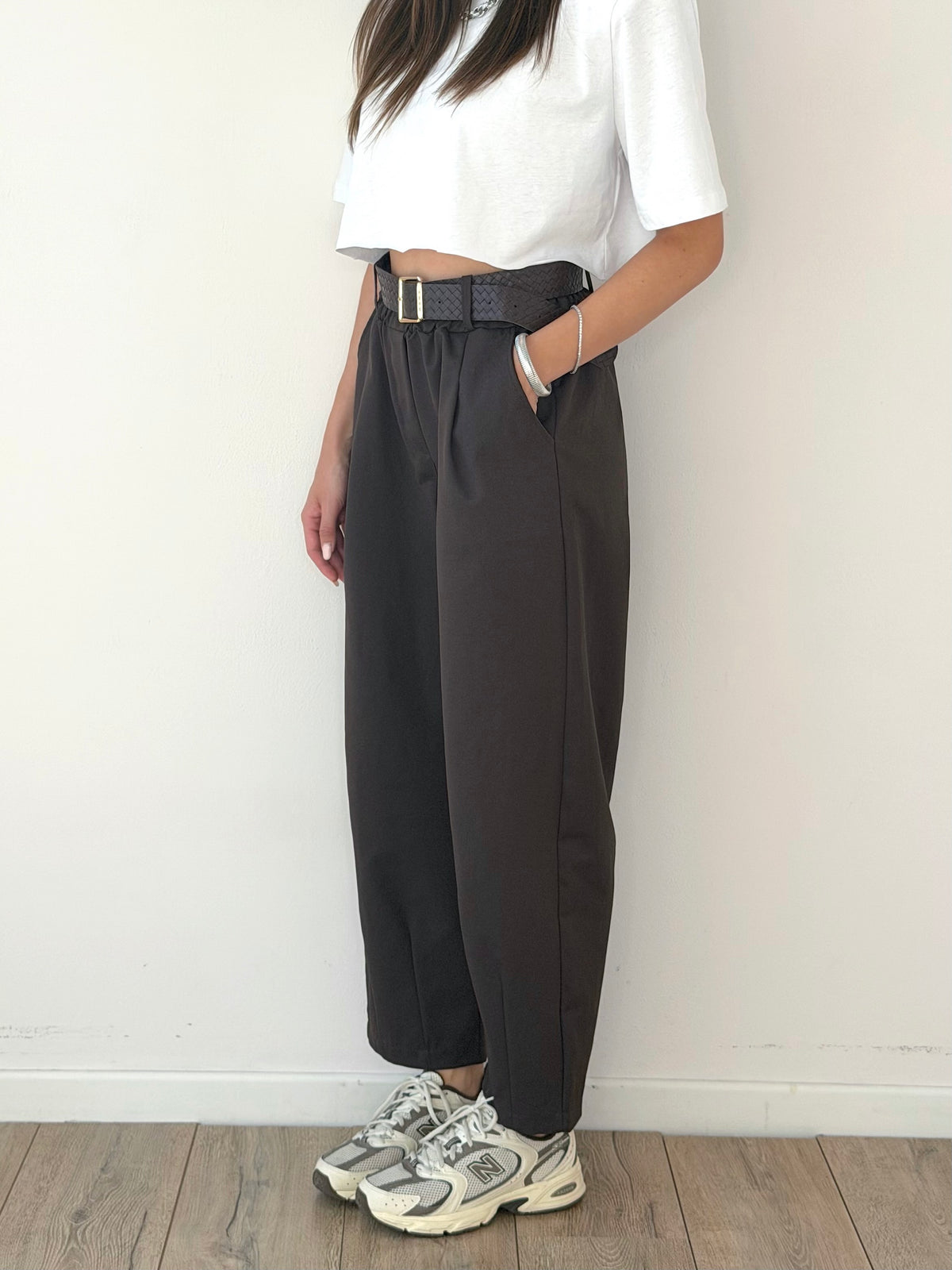PANTALONE BALLOON ELASTICIZZATO IN VITA