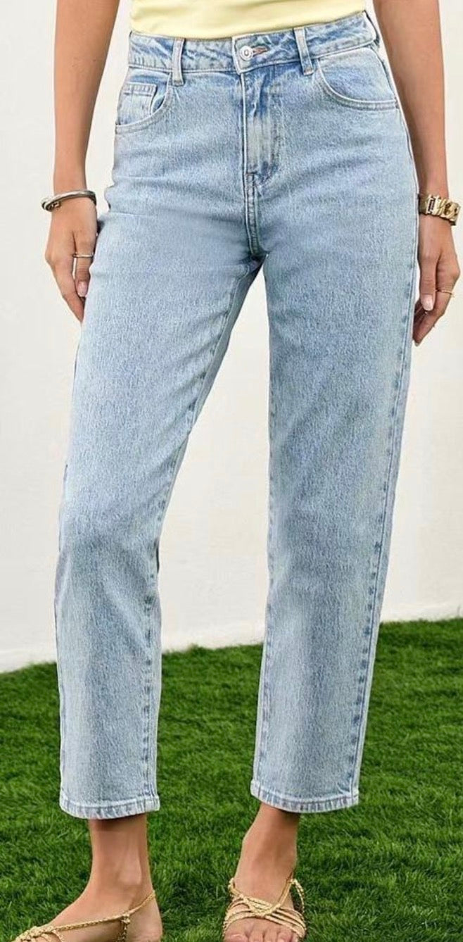 DENIM MOM LAVAGGIO CHIARO