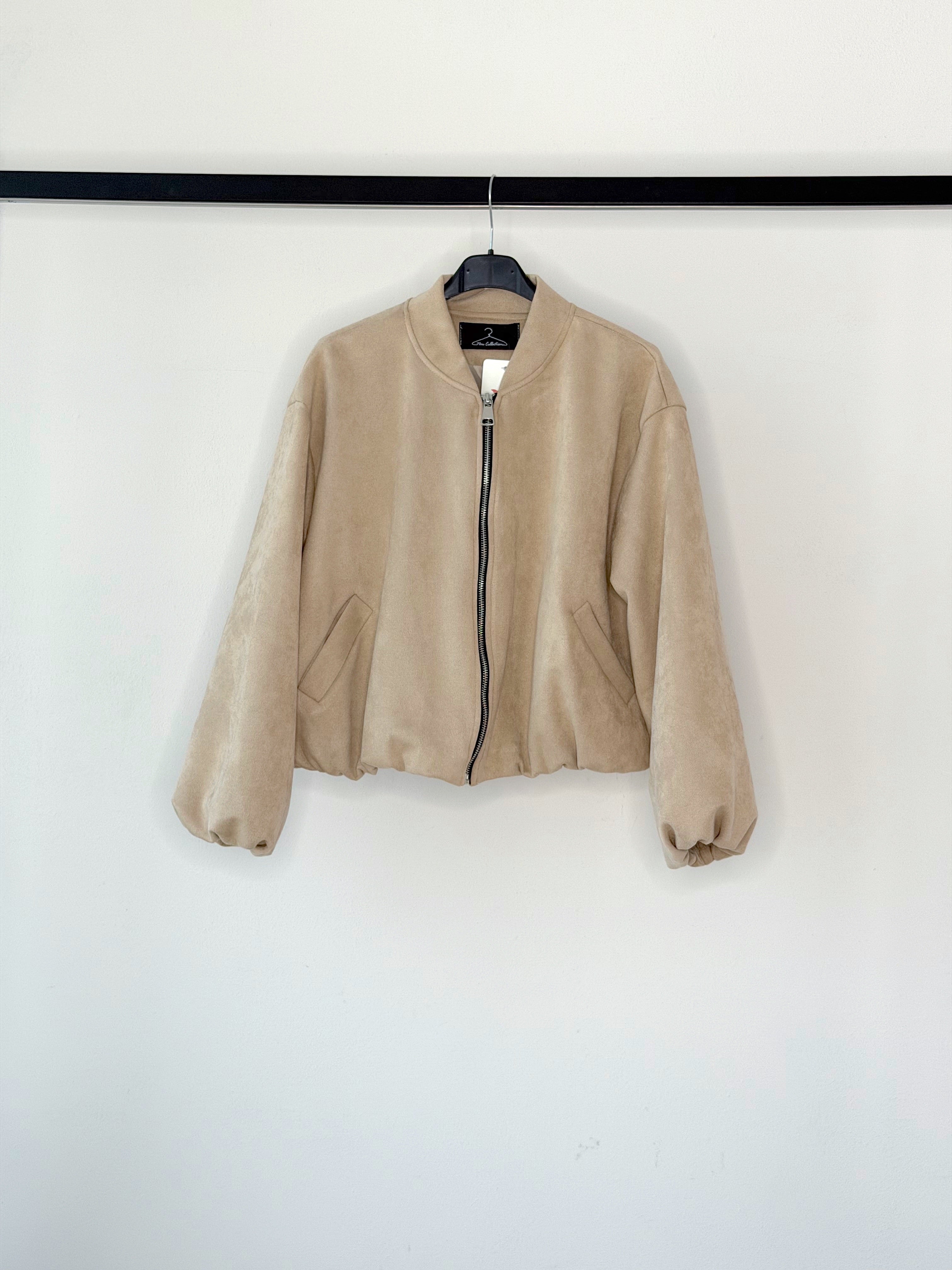 BOMBER ECO CAMOSCIO