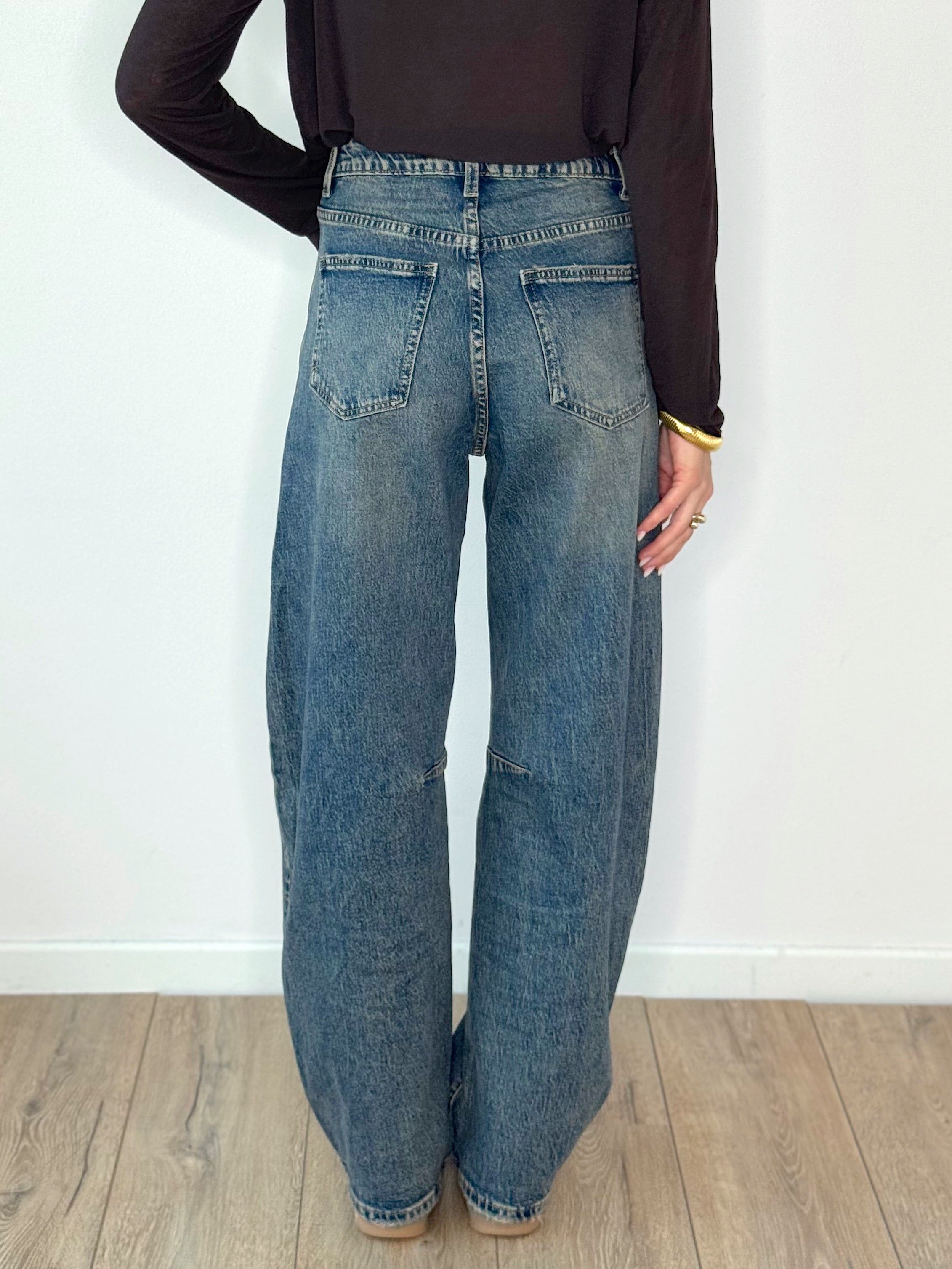 DENIM BALLOON VINTAGE SABBIATO