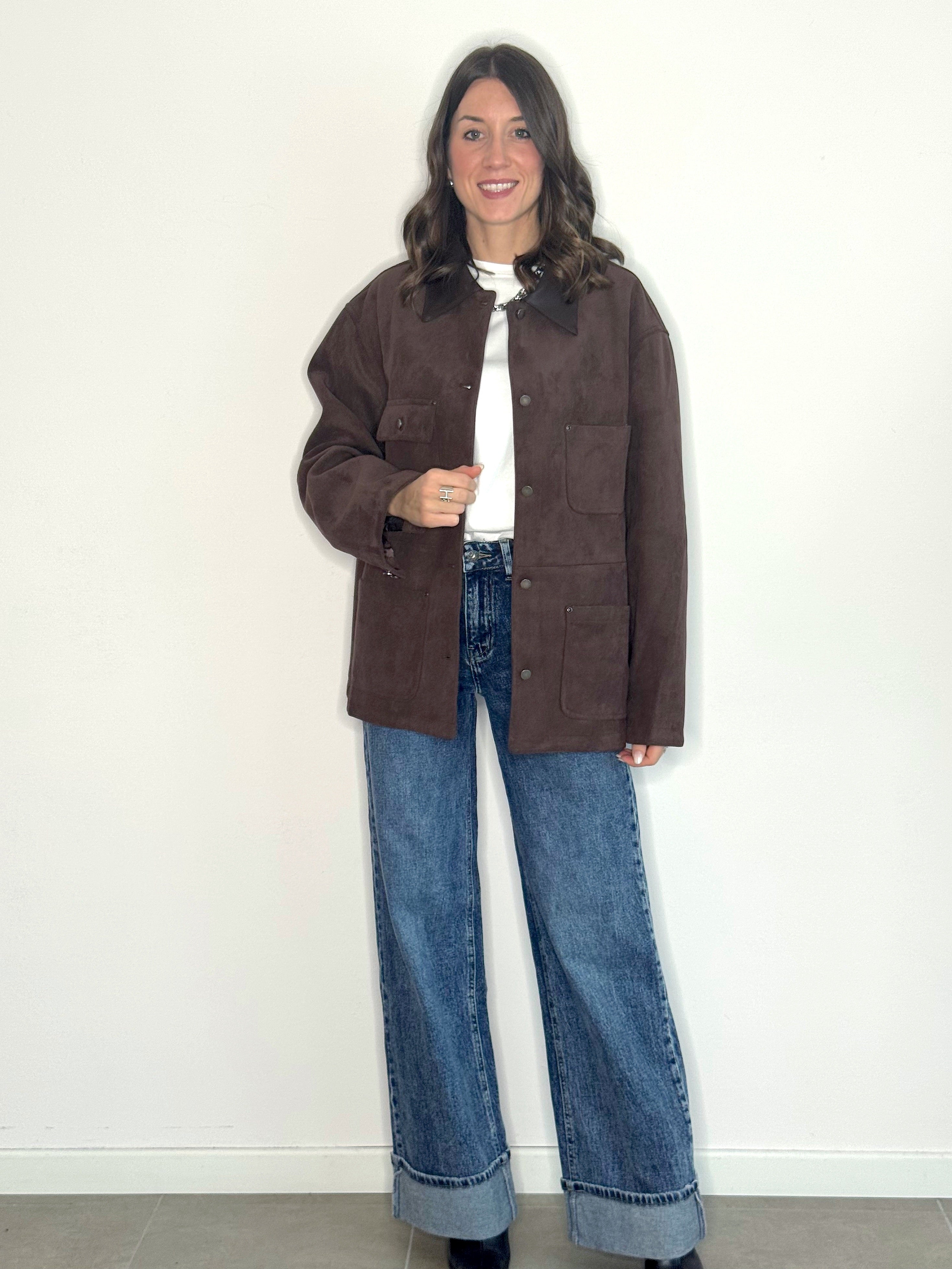 GIACCONE ECO CAMOSCIO MONIQUE