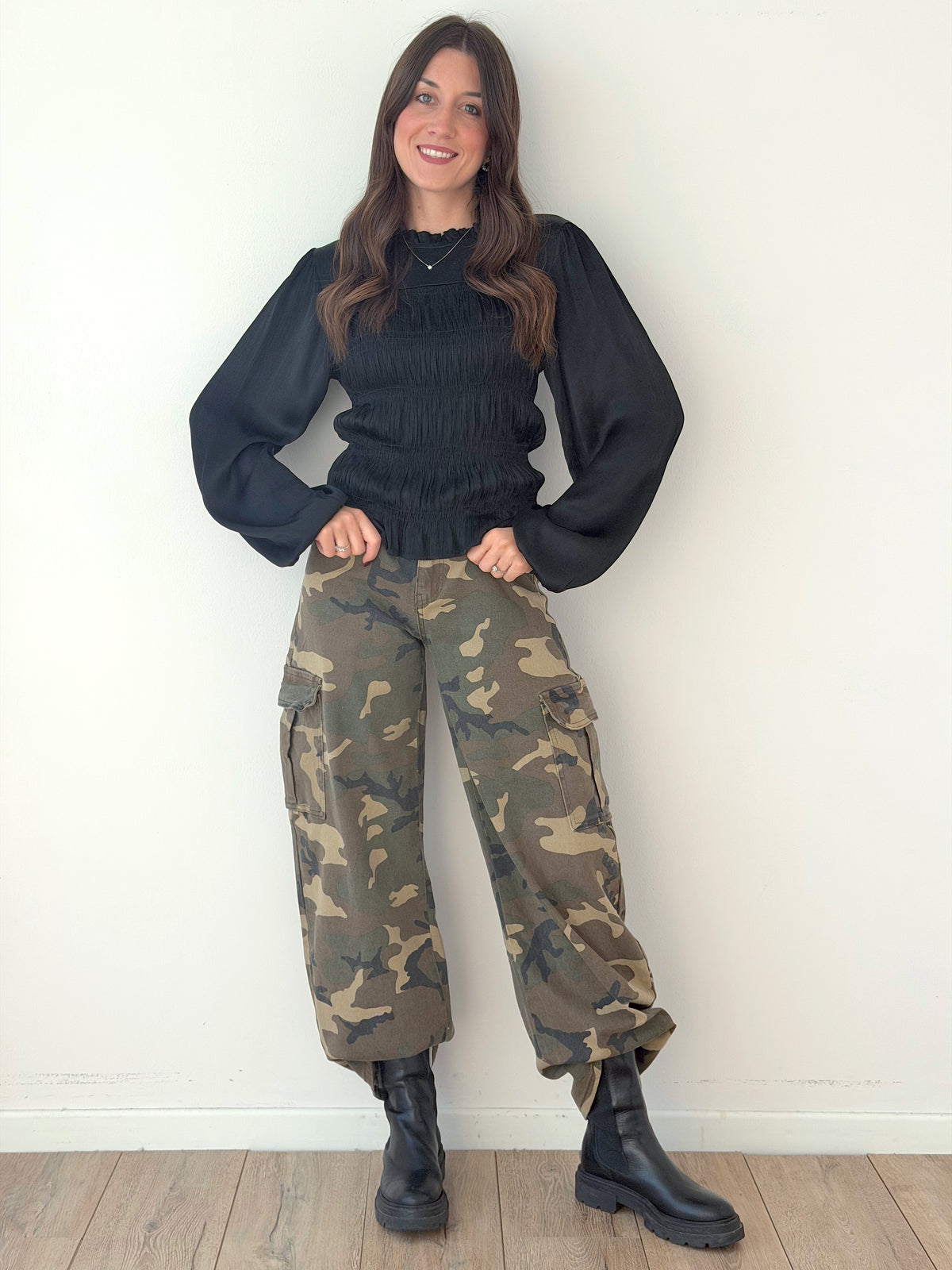 DENIM CARGO CAMOUFLAGE