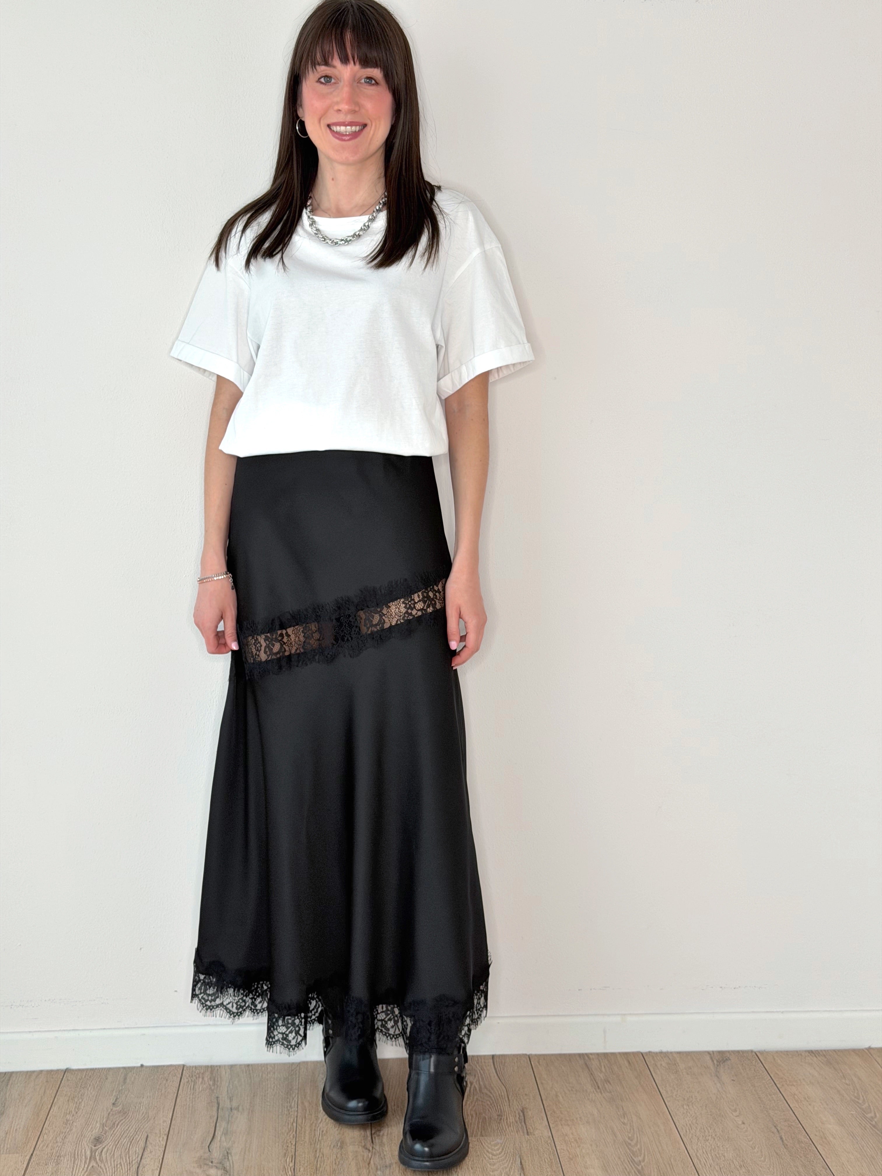 GONNA IN RASO & PIZZO