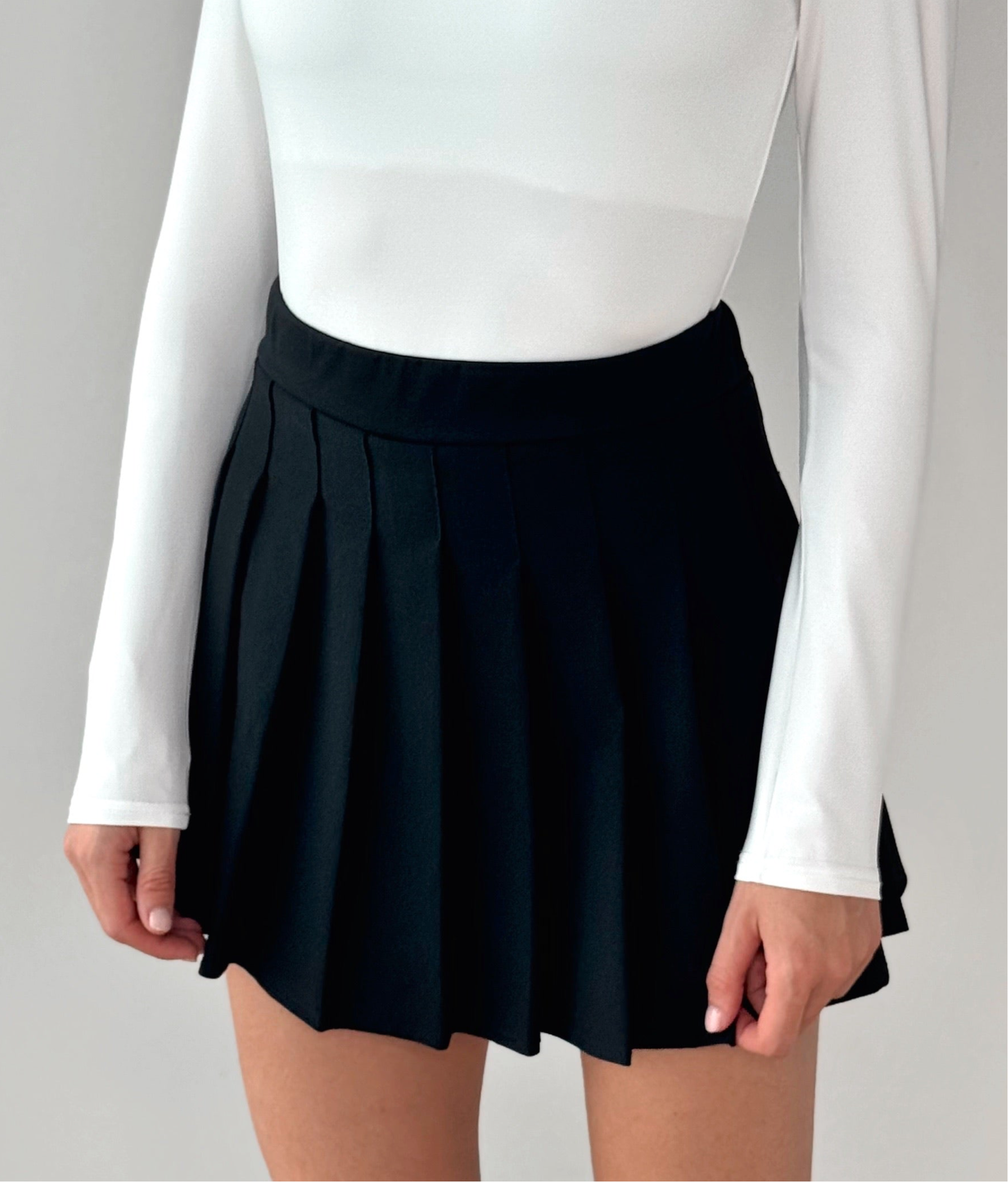 GONNA PANTALONCINO A PIEGHE