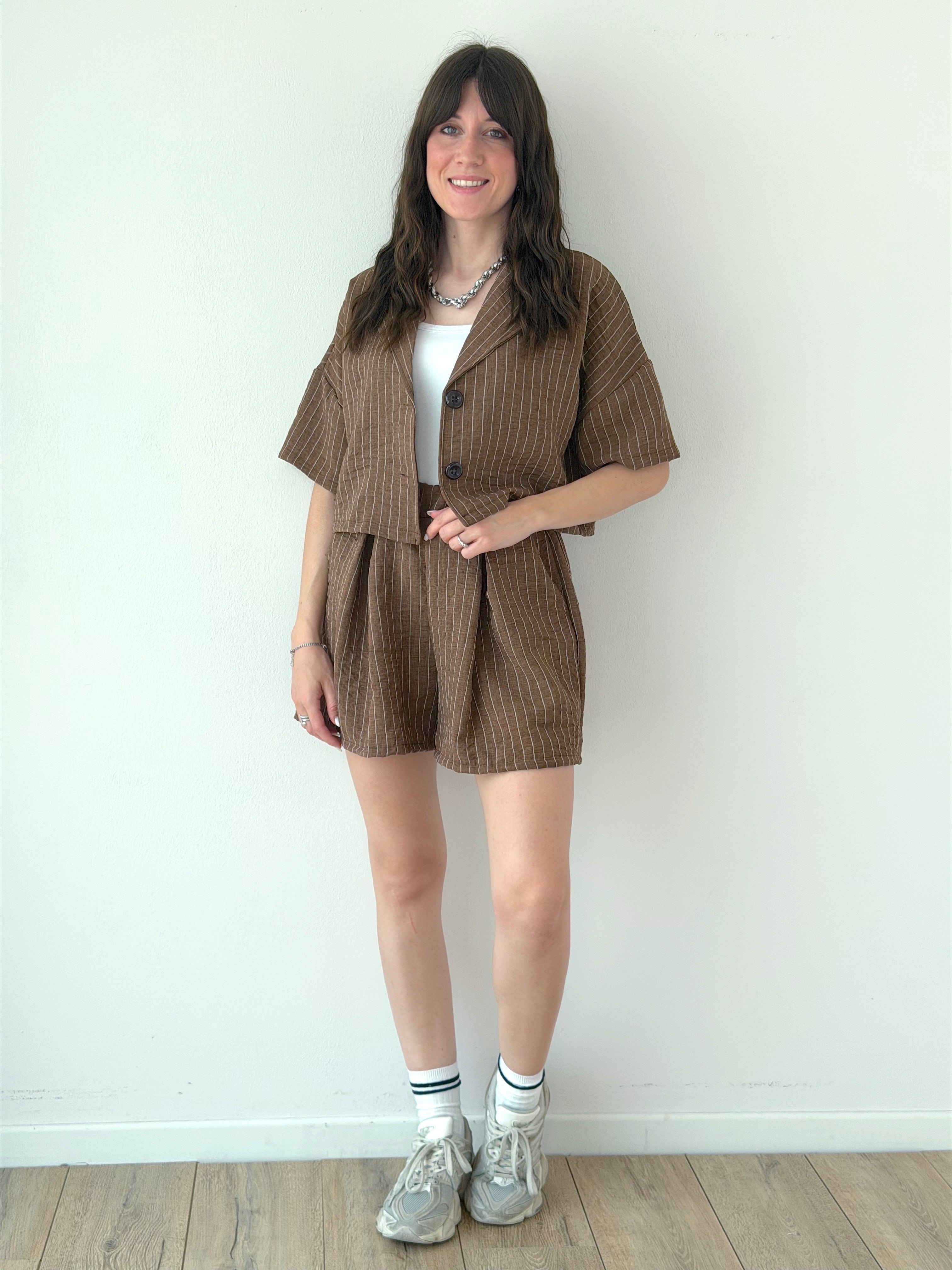 COORDINATO GESSATO SHORTS