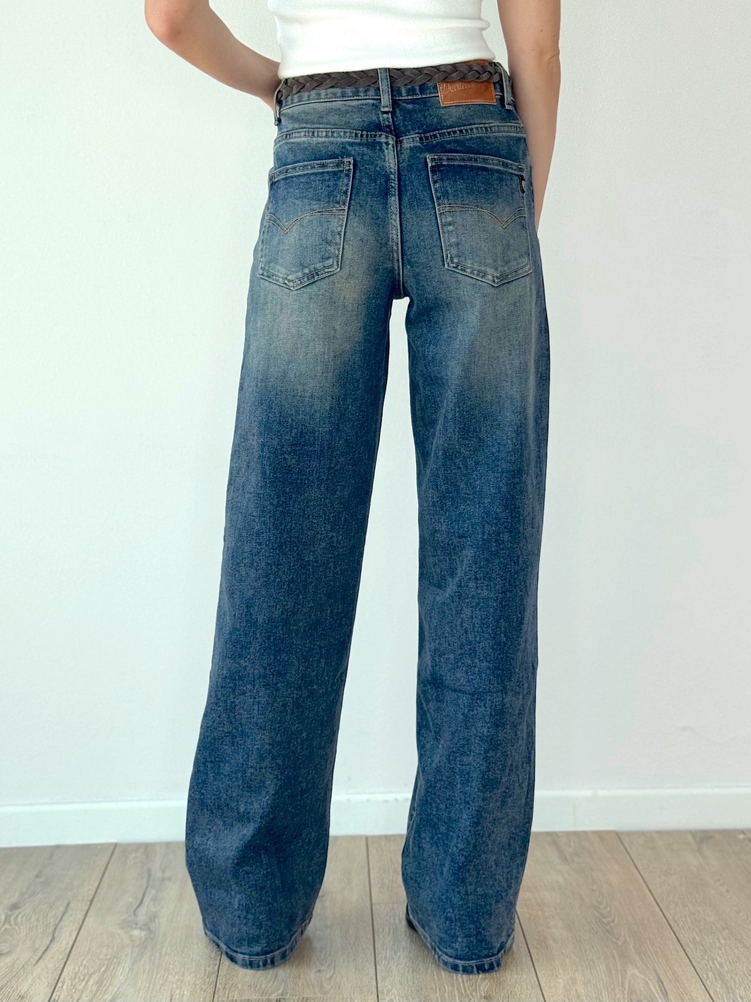 DENIM LONG WIDE LEG