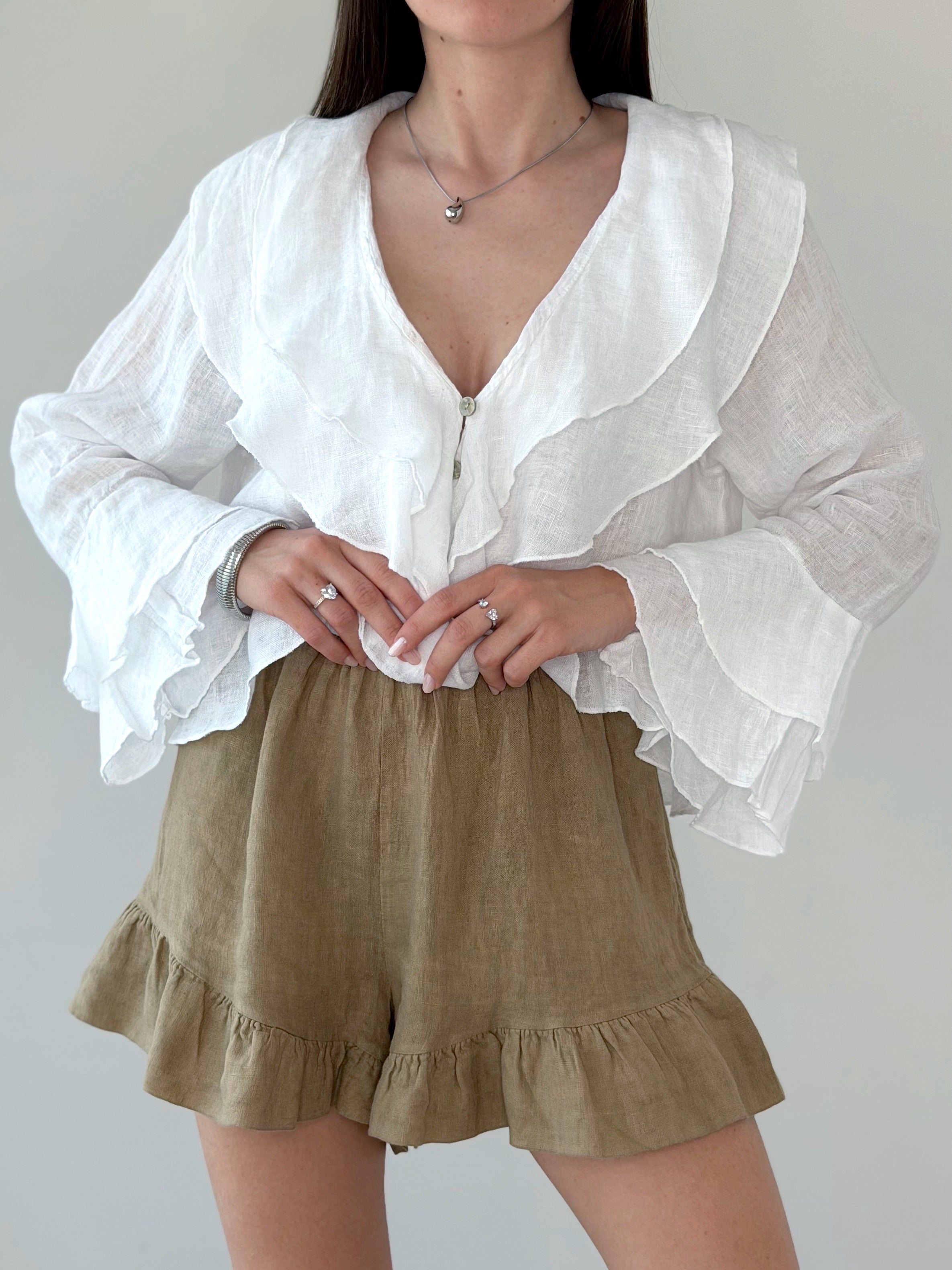 BLUSA VOLLANT 100% LINO