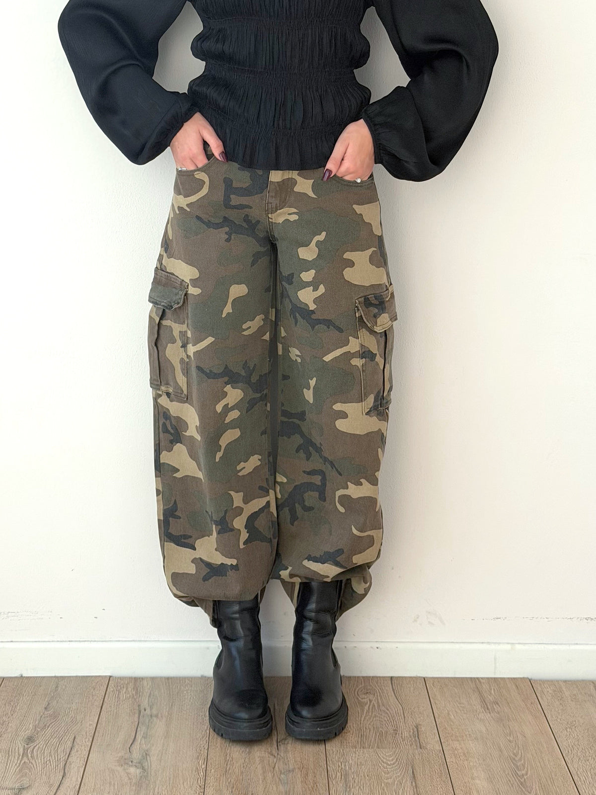 DENIM CARGO CAMOUFLAGE