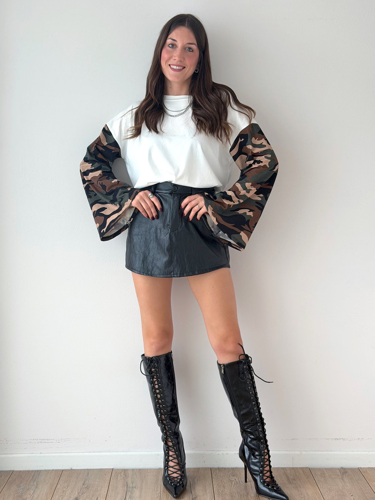 LONGSLEEVE OVER MANICHE CAMOUFLAGE