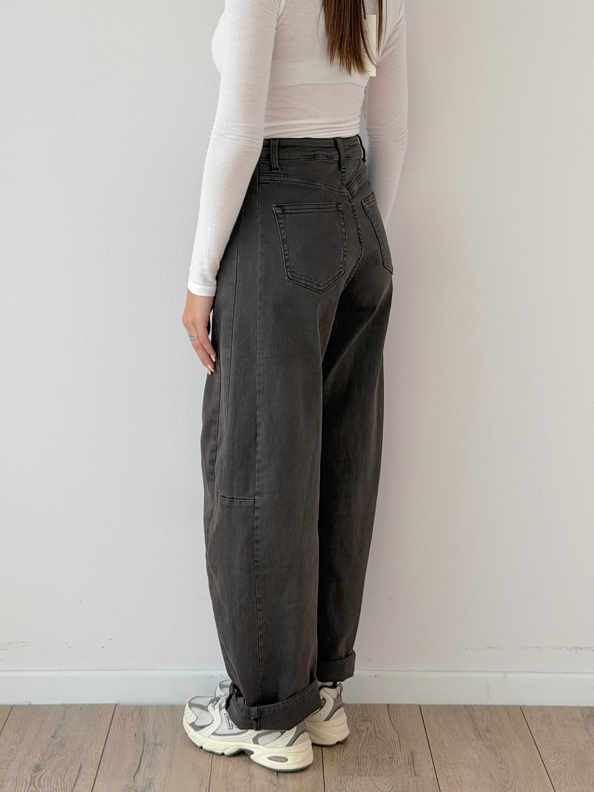 Denim balloon marrone