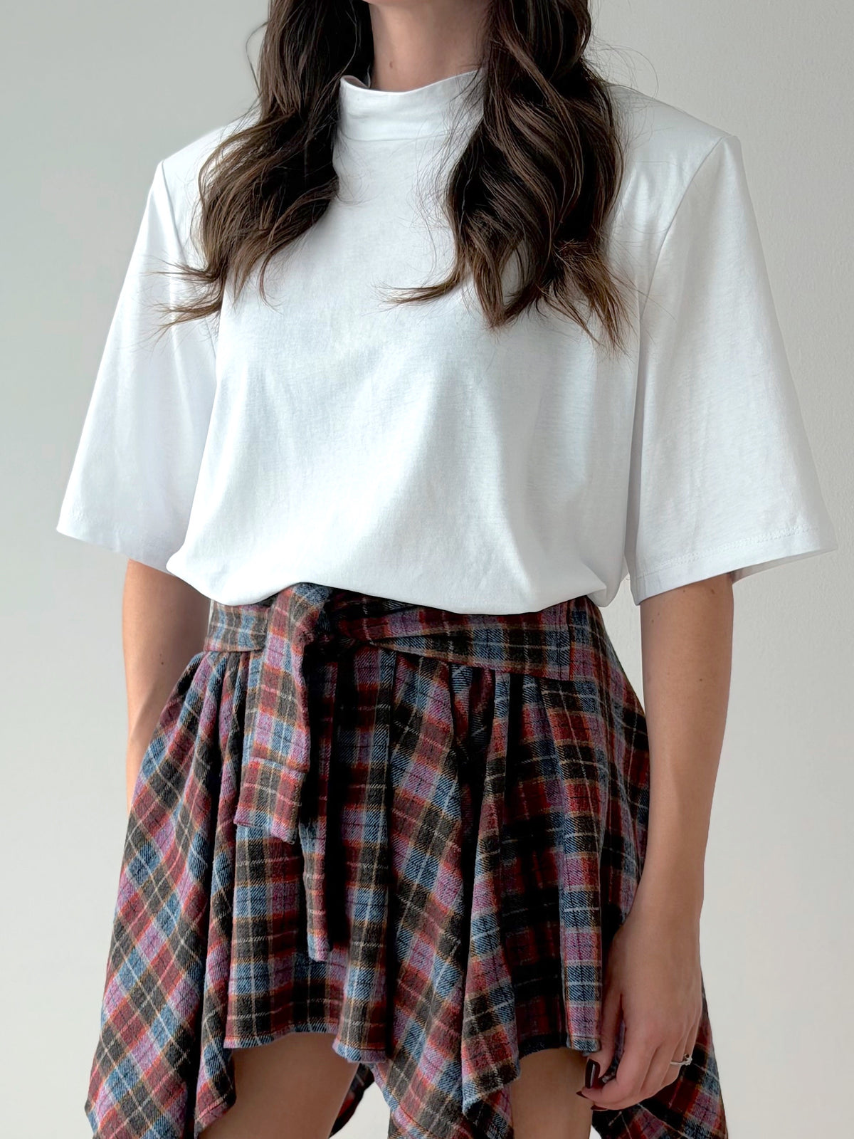 T-SHIRT LUPETTO OVER CON SPALLINE BY JUST WEST