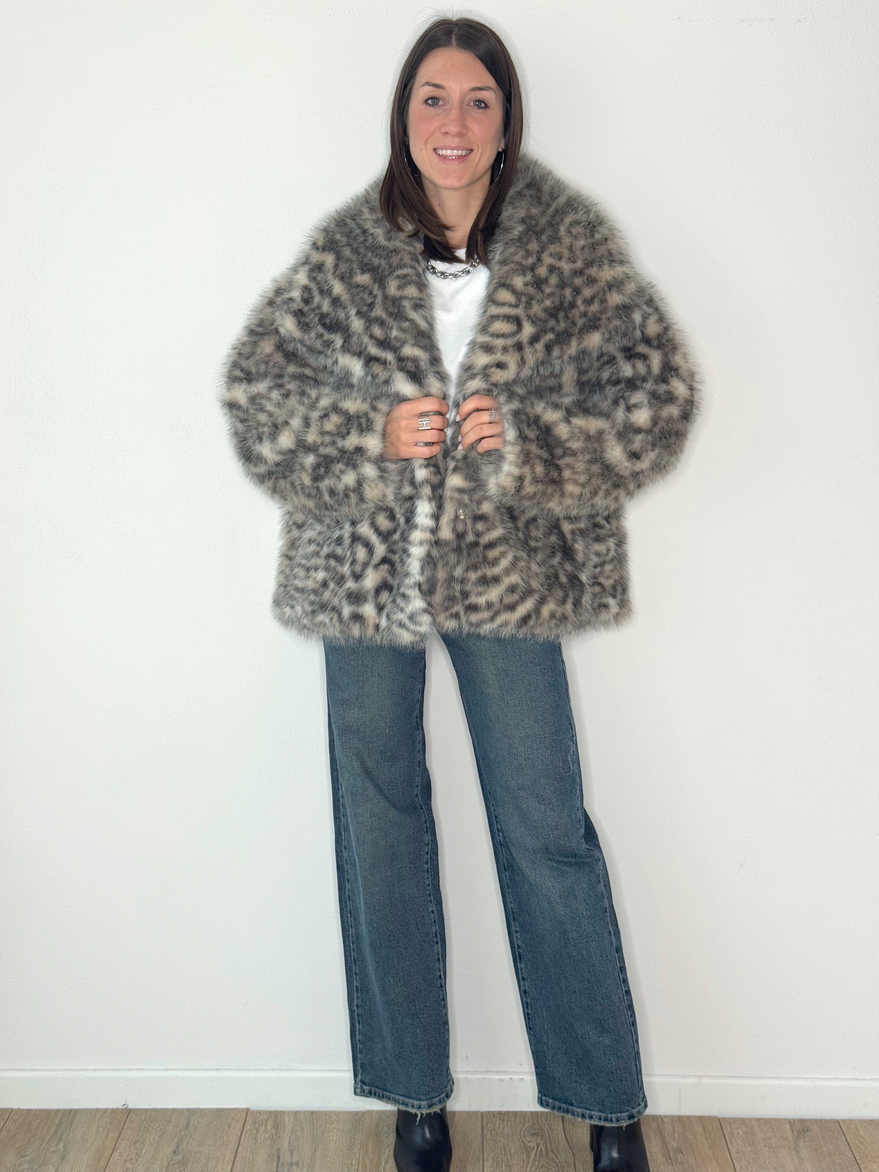 ECO PELLICCIA ANIMALIER