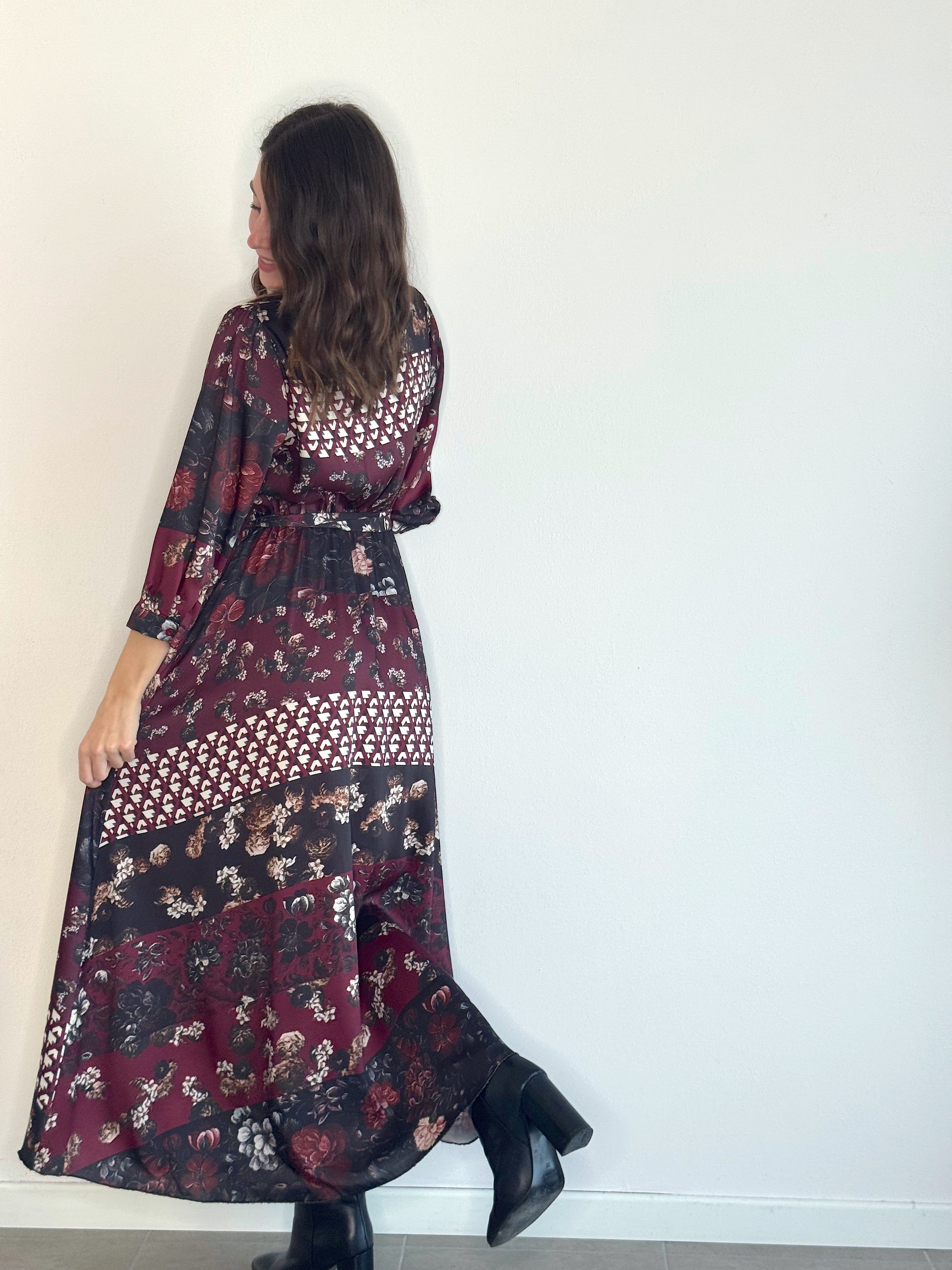 VESTITO ELENA  IN RASO