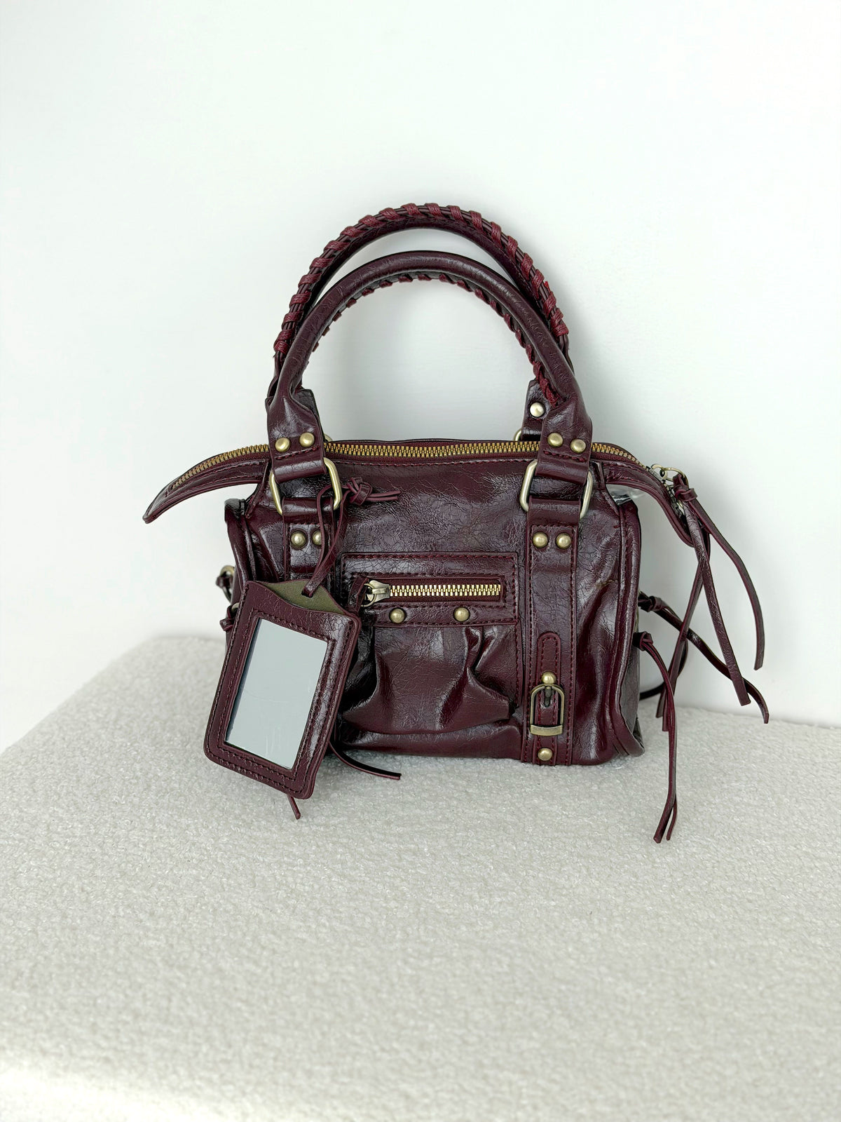BORSA “ CITY “ IN ECOPELLE CON TRACOLLA