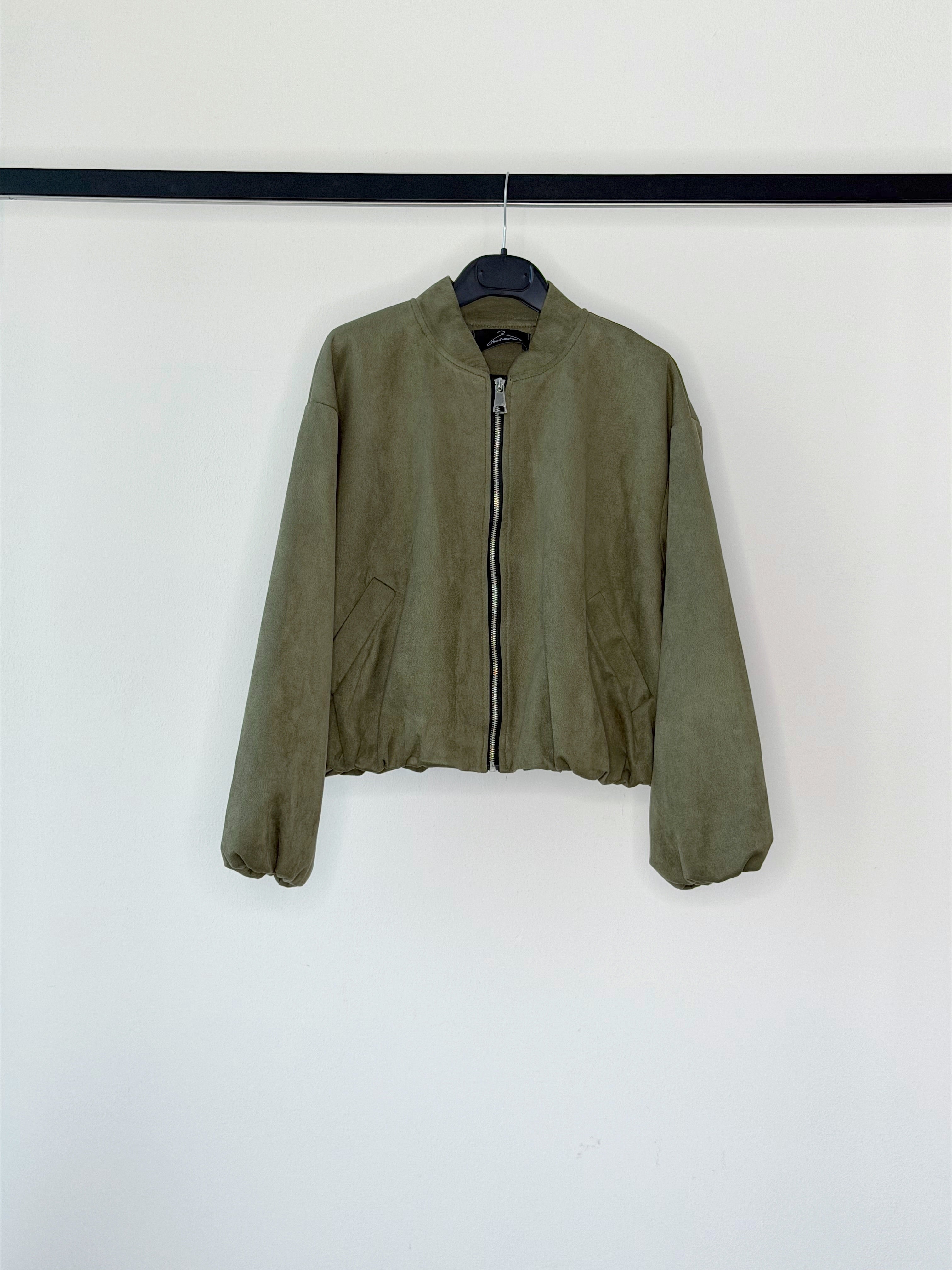 BOMBER ECO CAMOSCIO