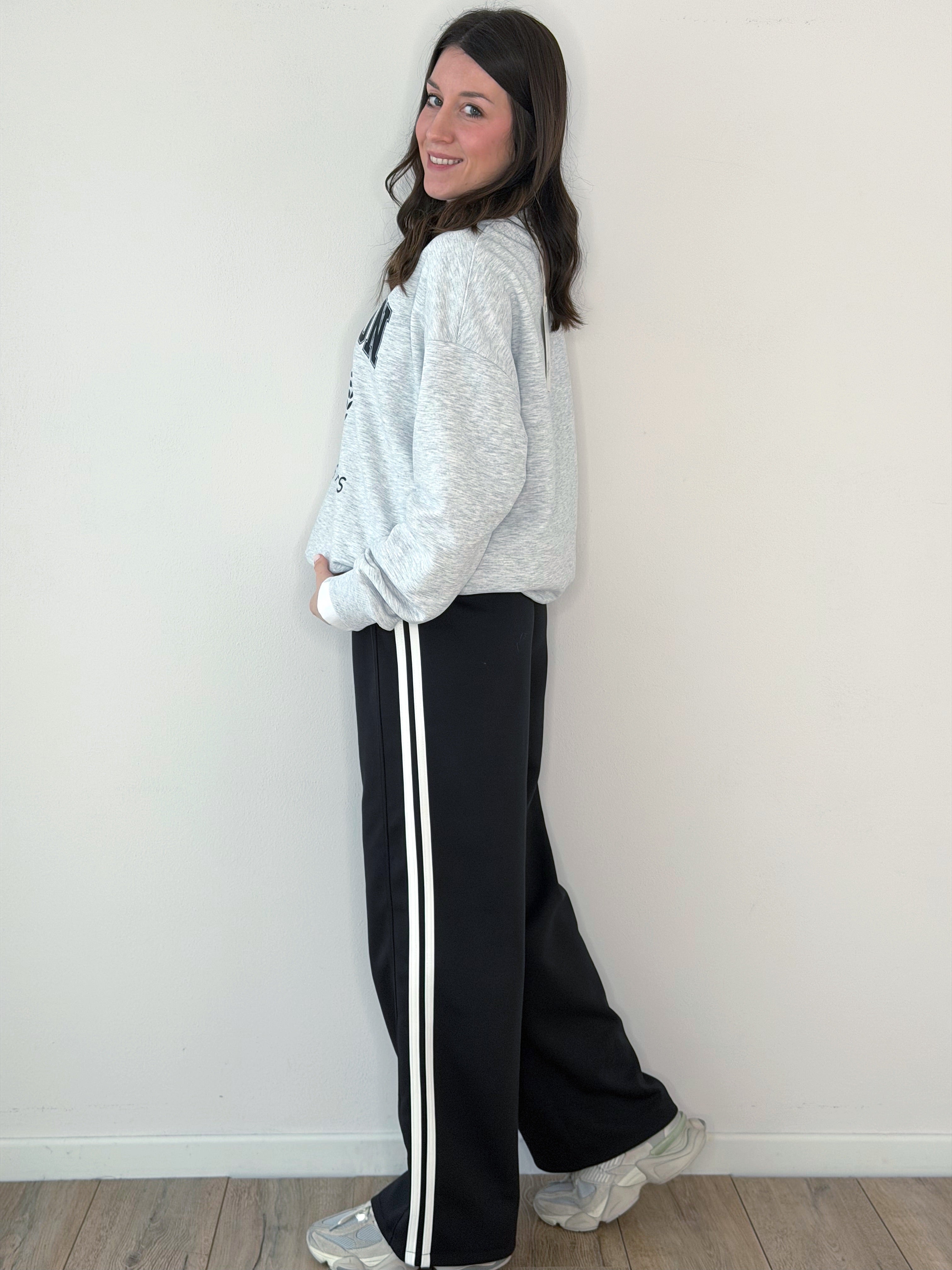 PANTALONE TUTA CON BANDE LATERALI