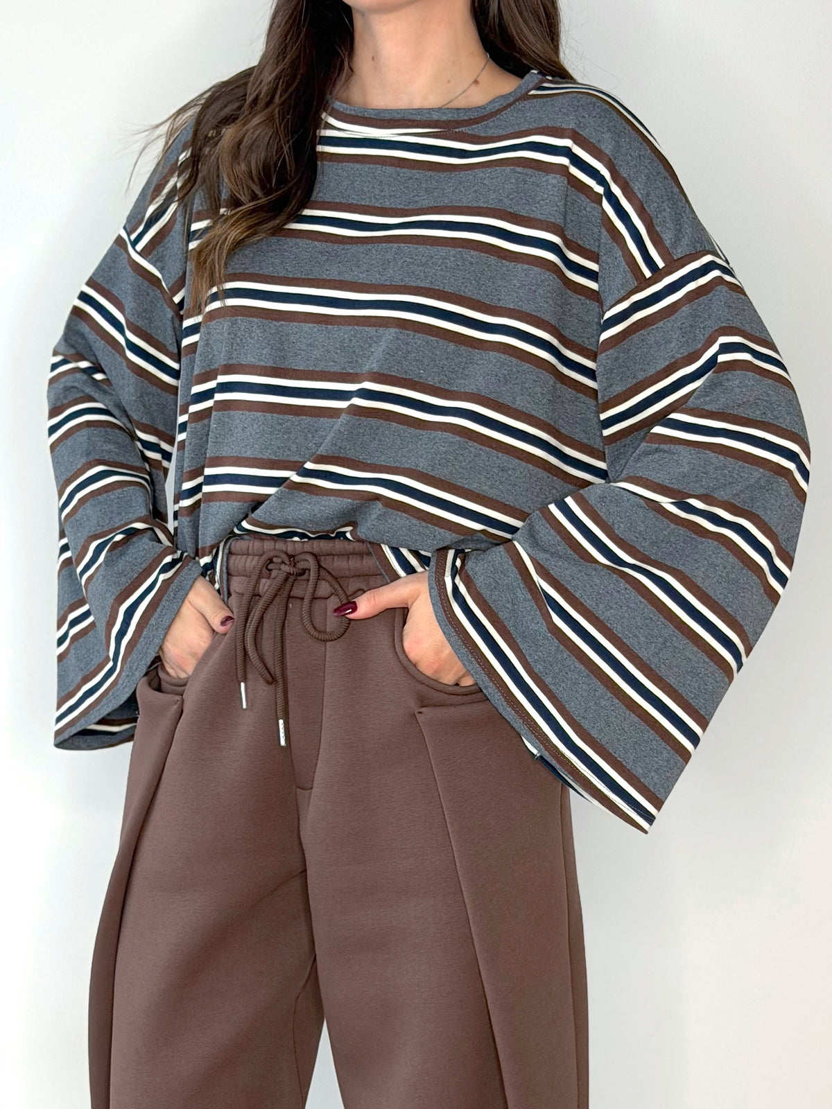 LONGSLEEVE OVERSIZE RIGHE