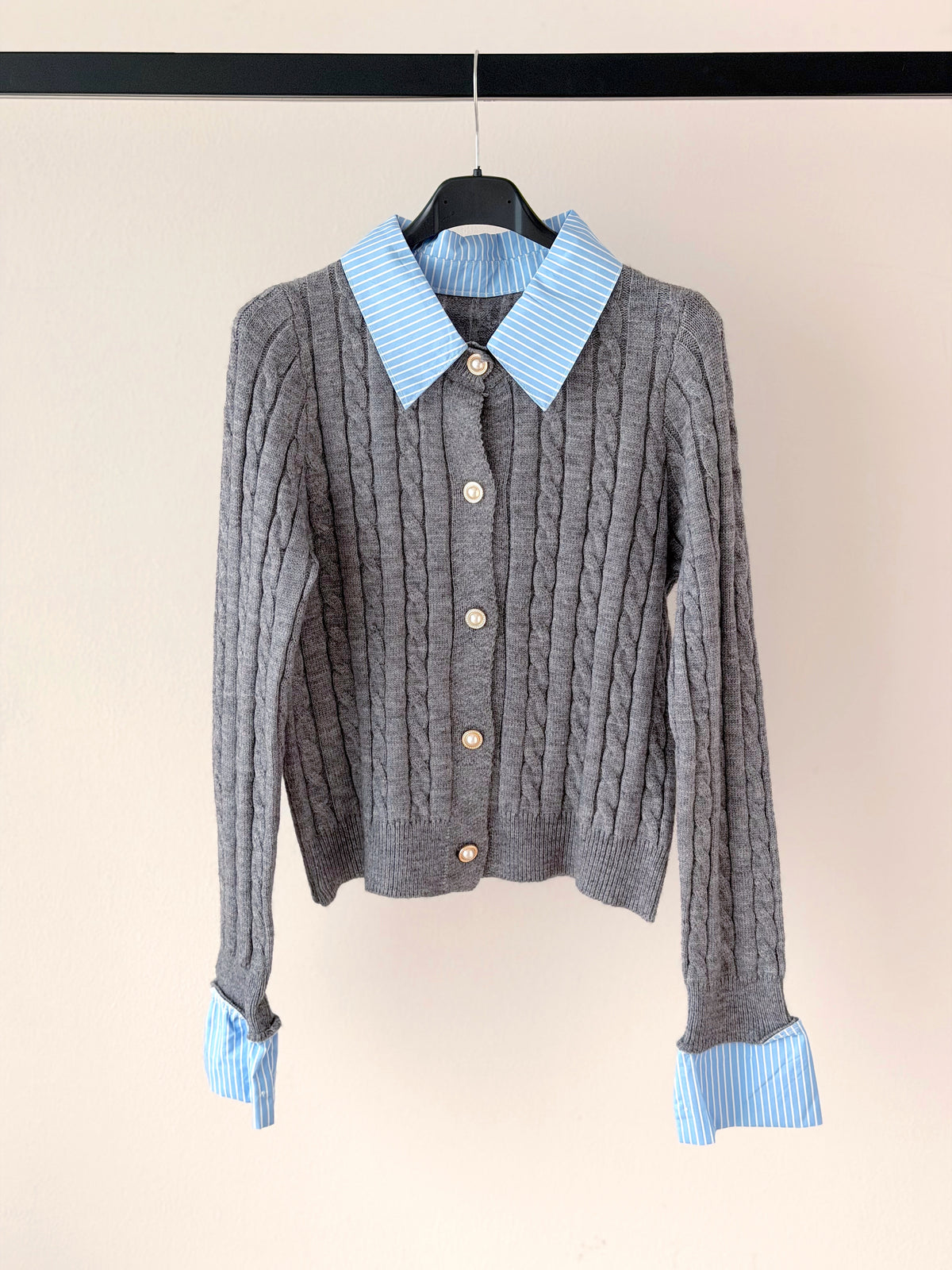 CARDIGAN CAMICIA A TRECCE