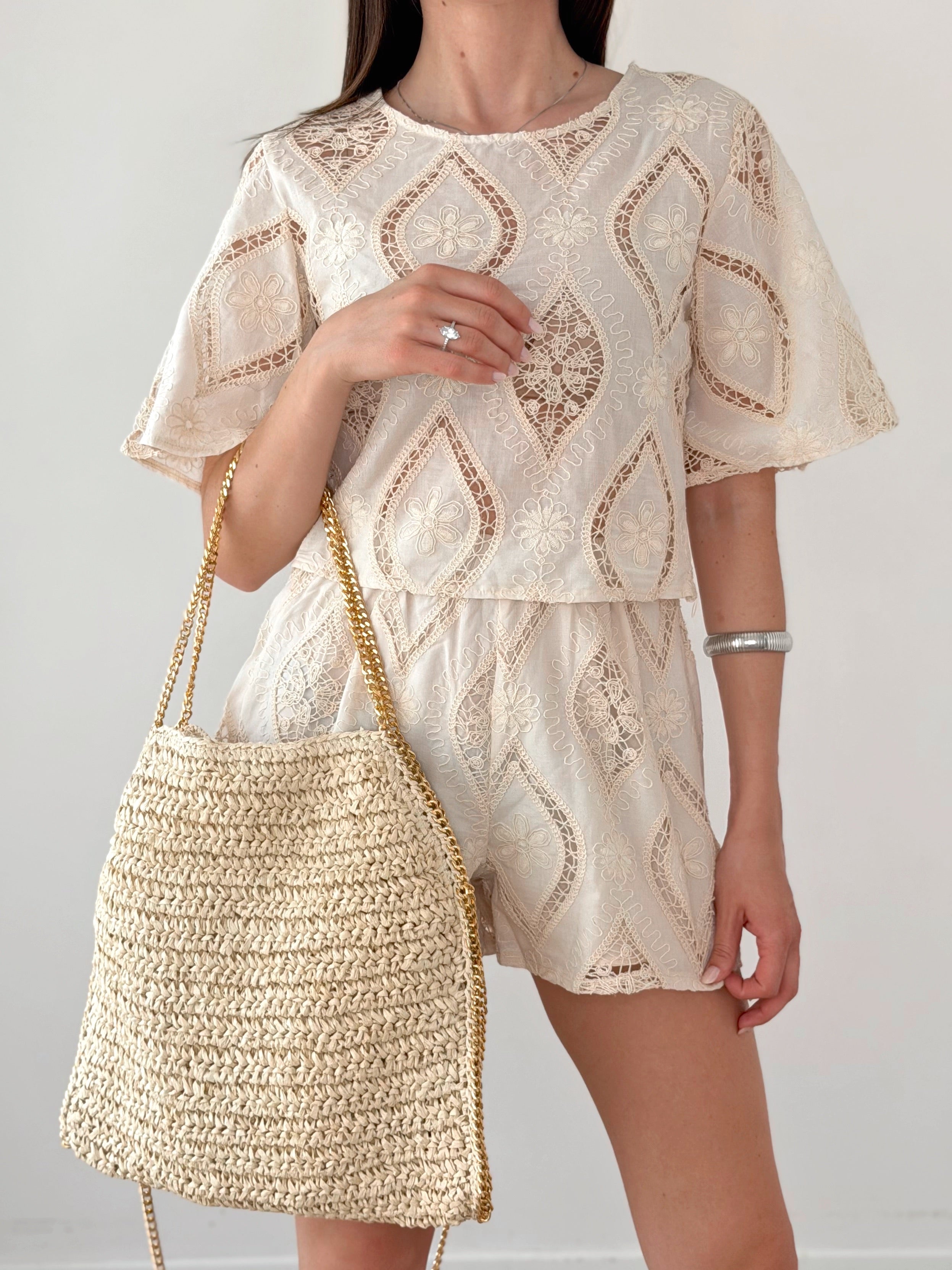 BORSA IN RAFIA “ STELLA “