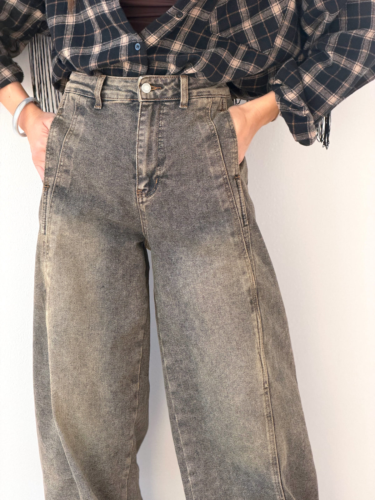 DENIM BALLOON SABBIATO VINTAGE