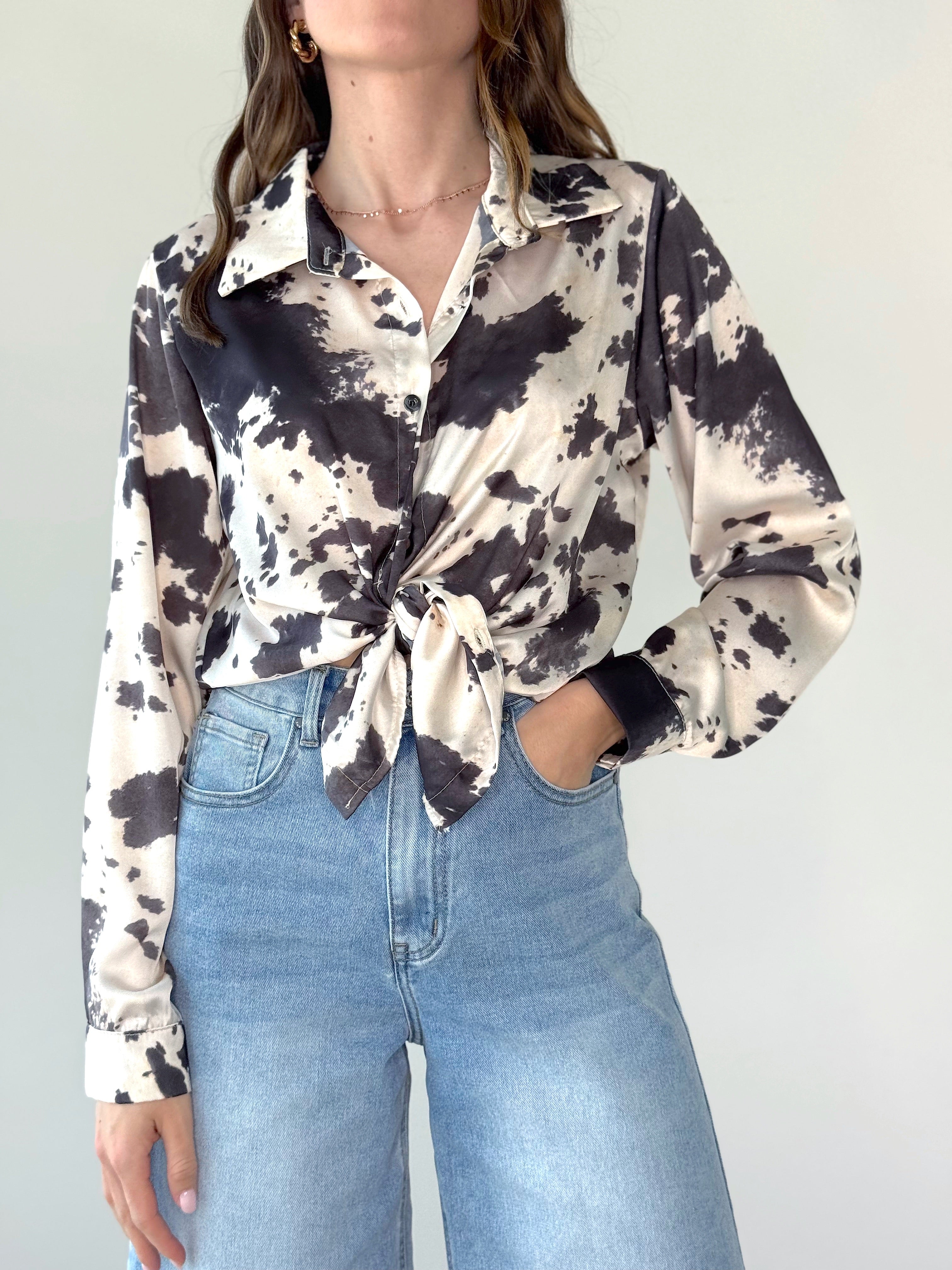 CAMICIA RASO MUCCATA