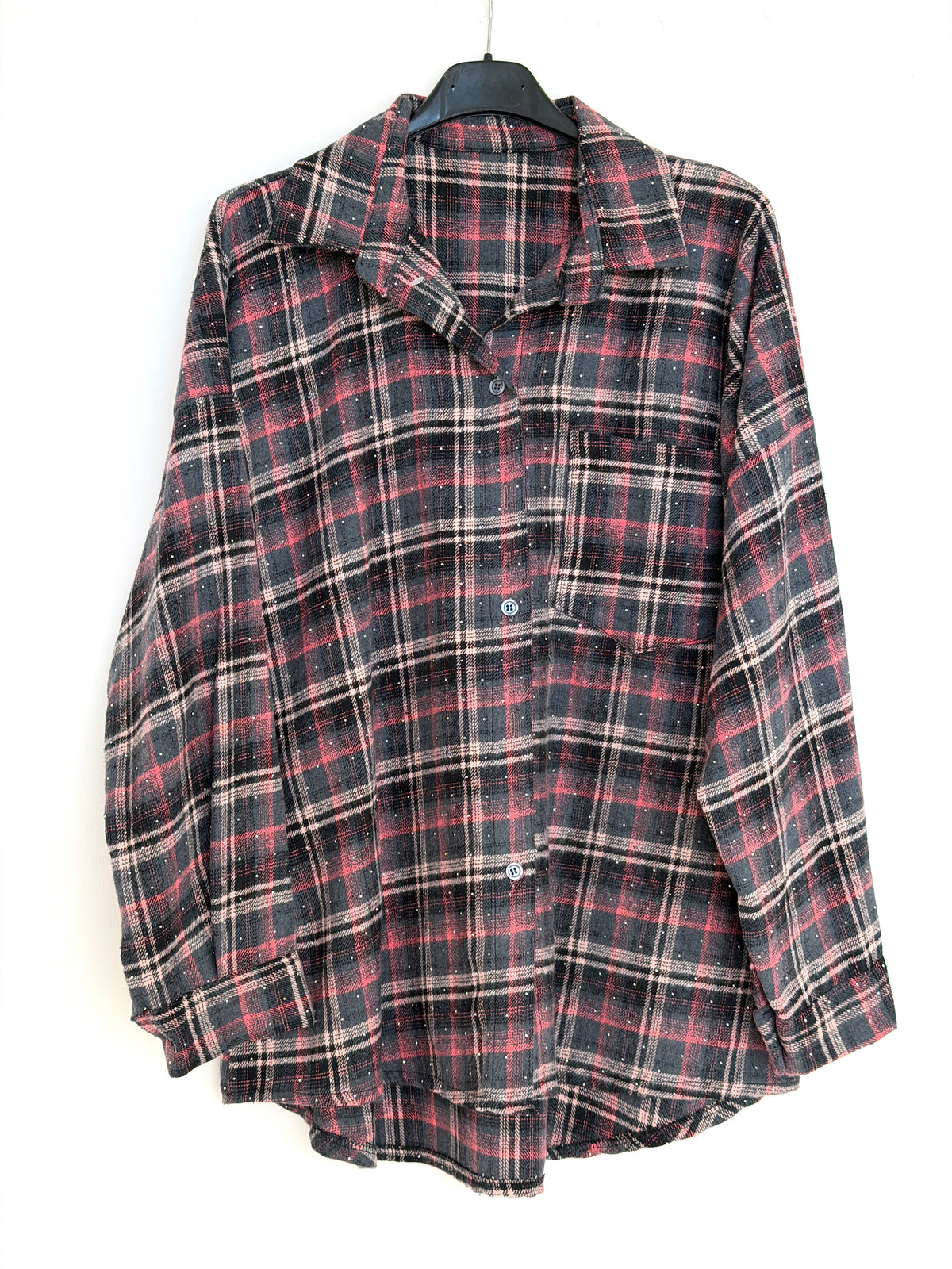 CAMICIA WOOD CON STRASS