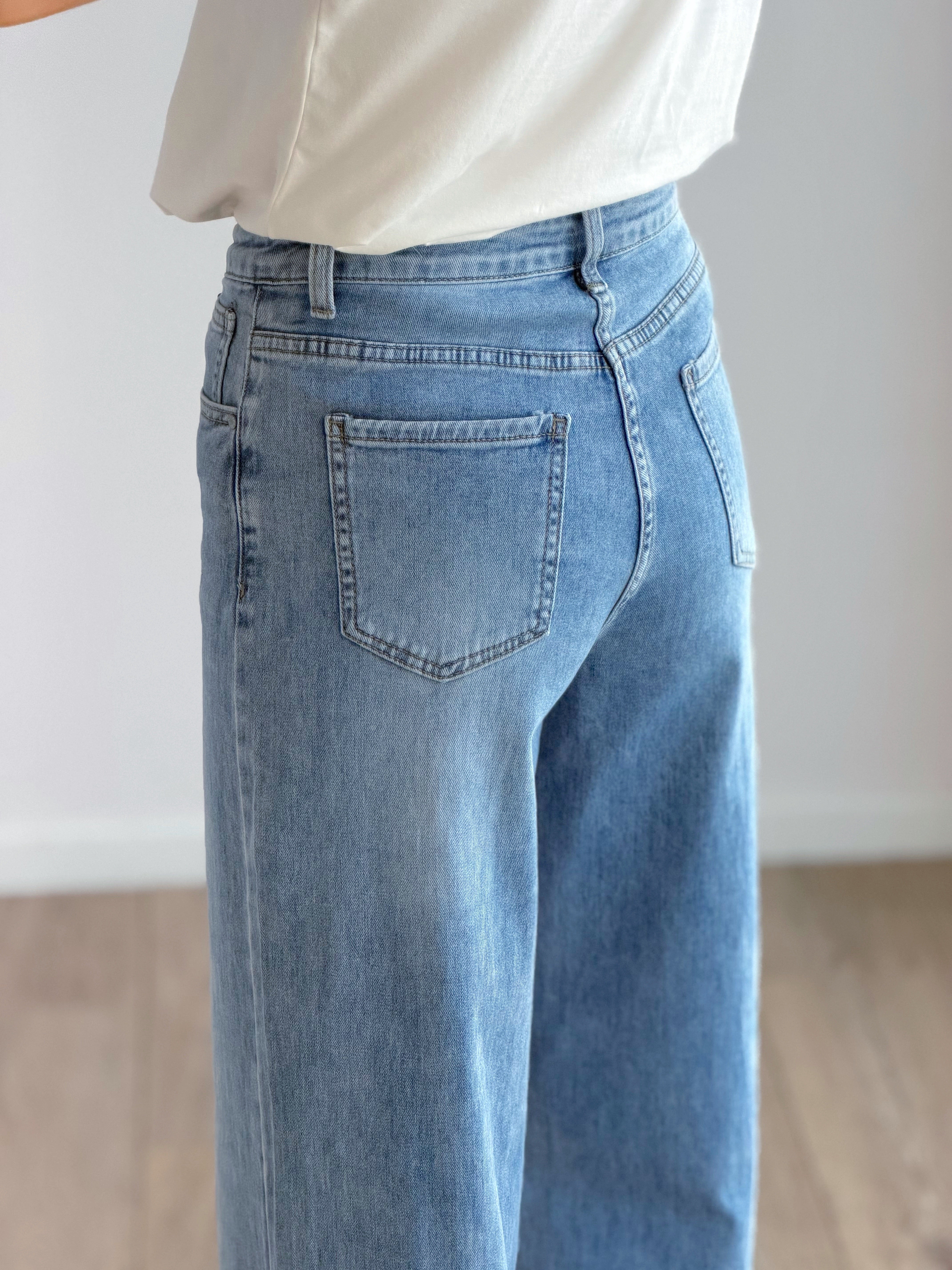 DENIM WIDE LEG MARTA