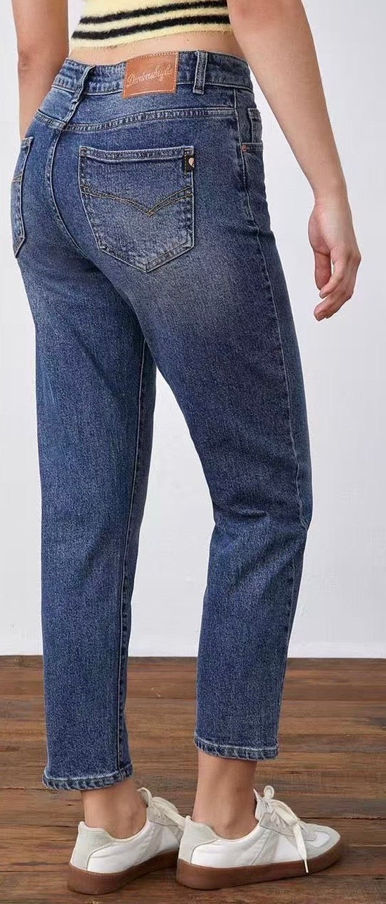DENIM MOM BLU SABBIATO
