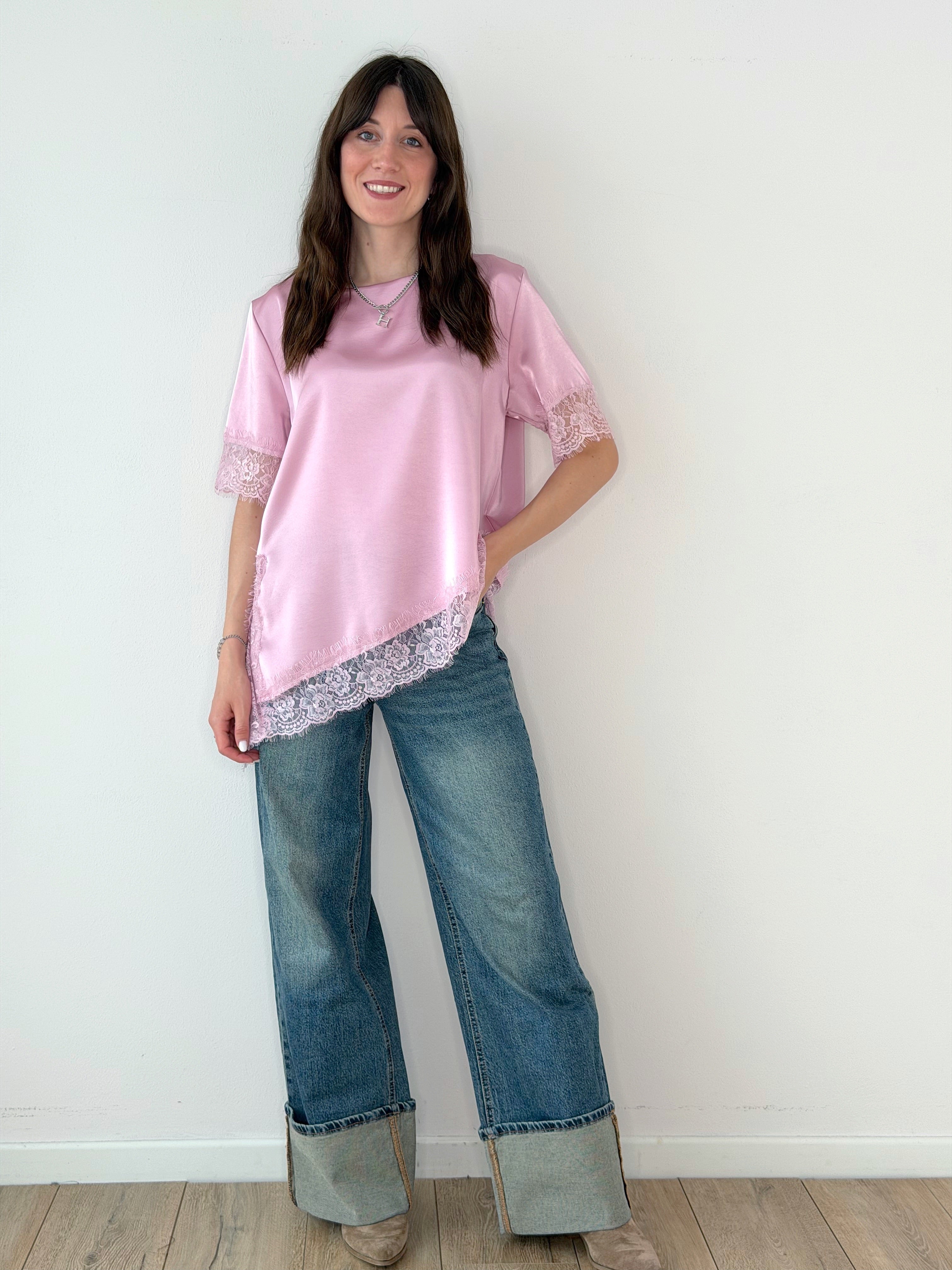 TSHIRT RASO & PIZZO