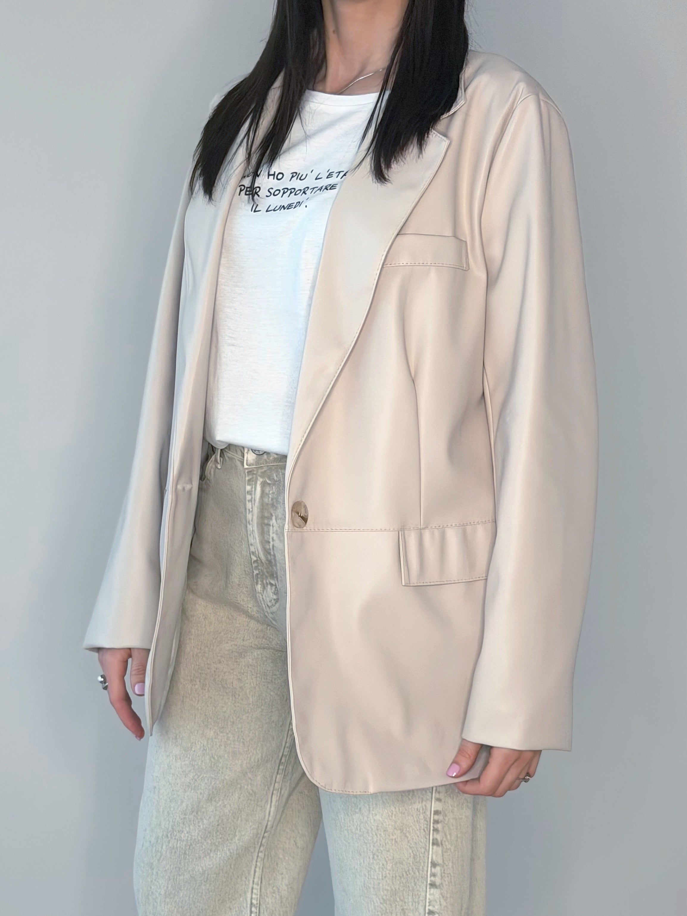 GIACCA ECOPELLE OVER