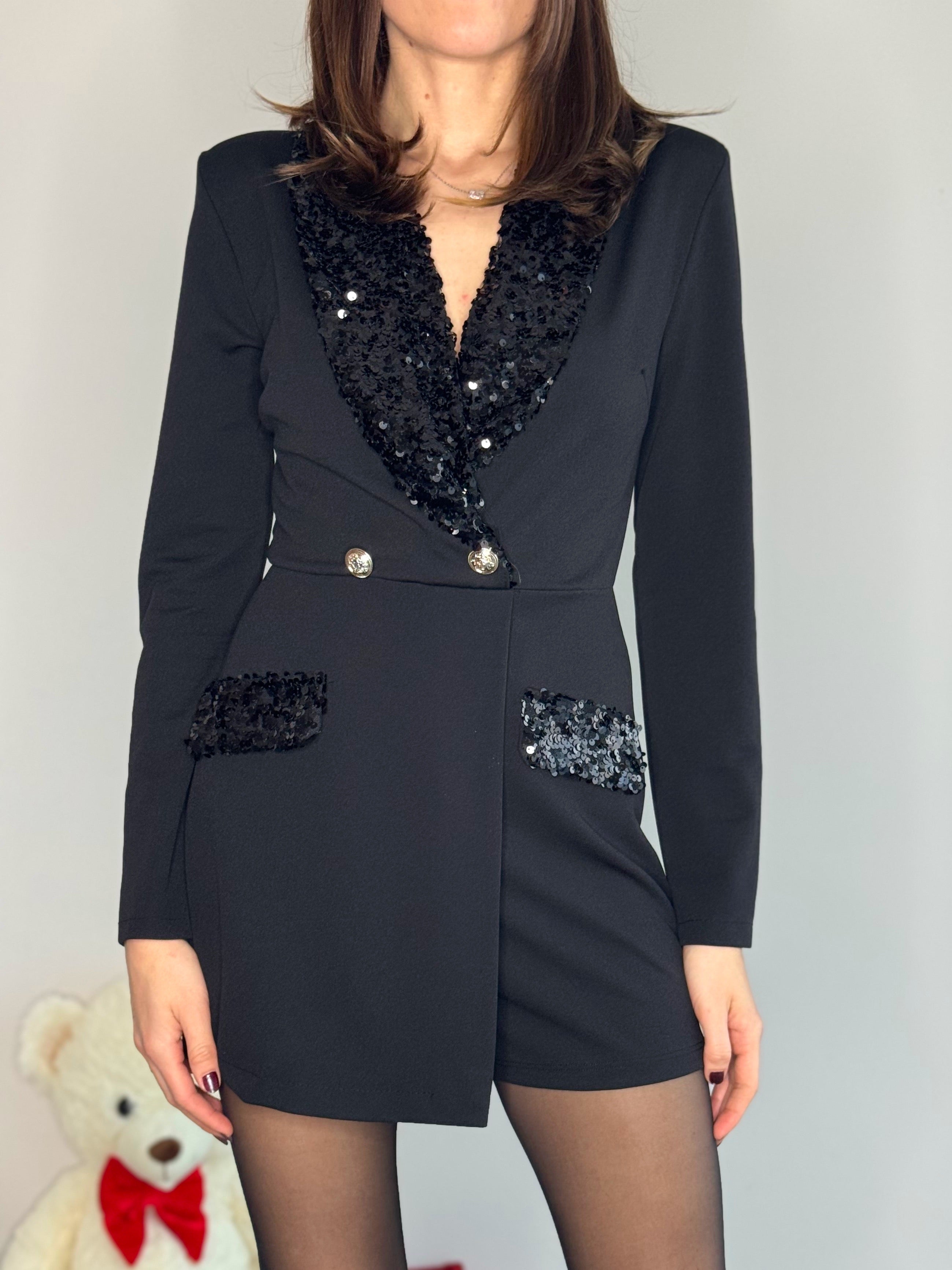 TUTINA BLAZER CON PAILETTES