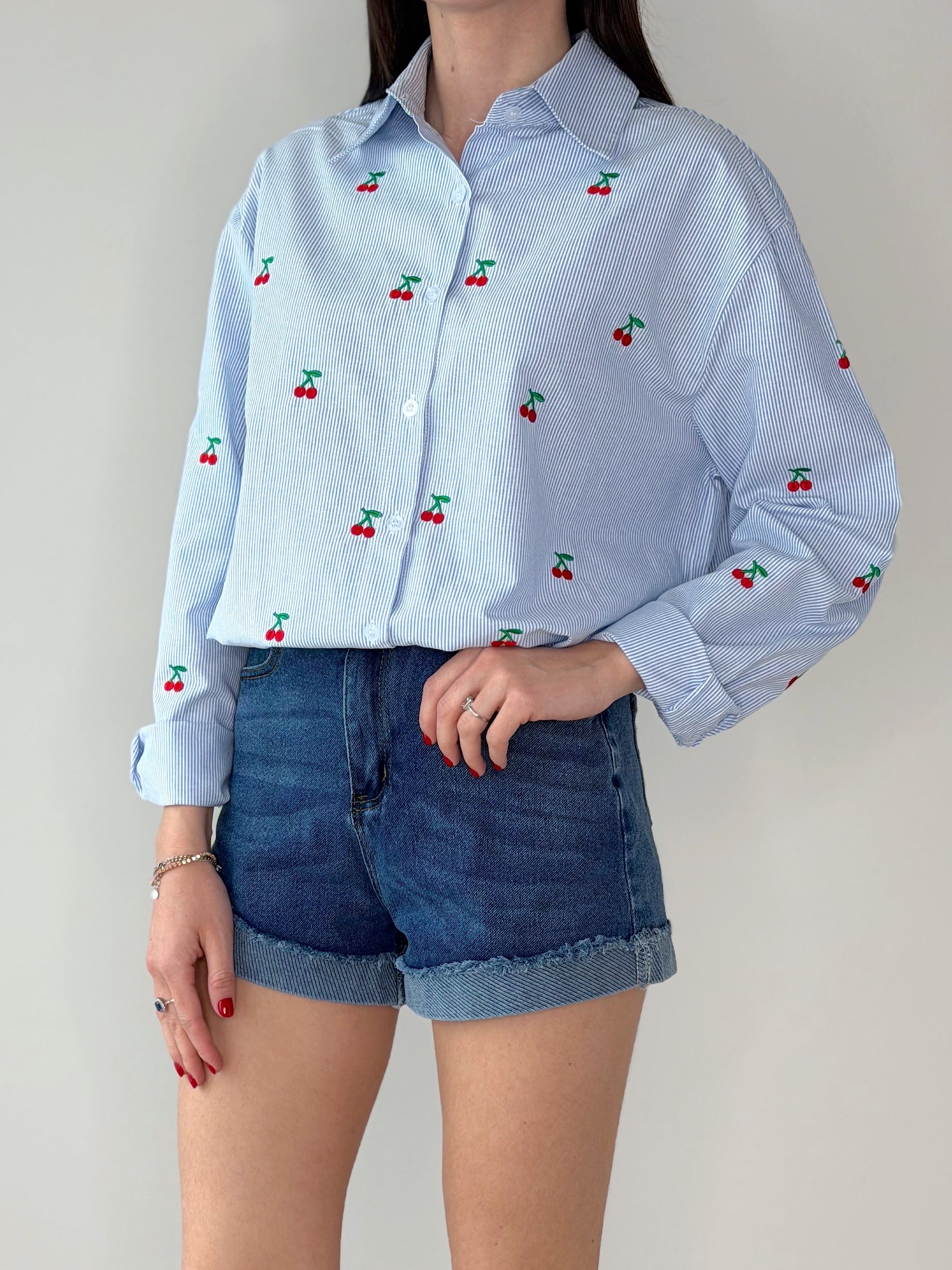CAMICIA GESSATA CHERRY