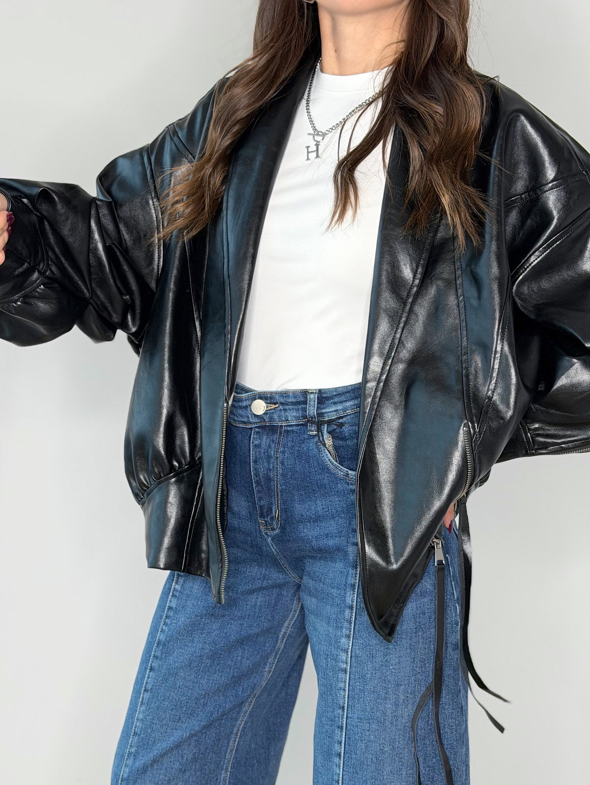 GIACCONE ECOPELLE OVERSIZE (PREMIUM QUALITY)