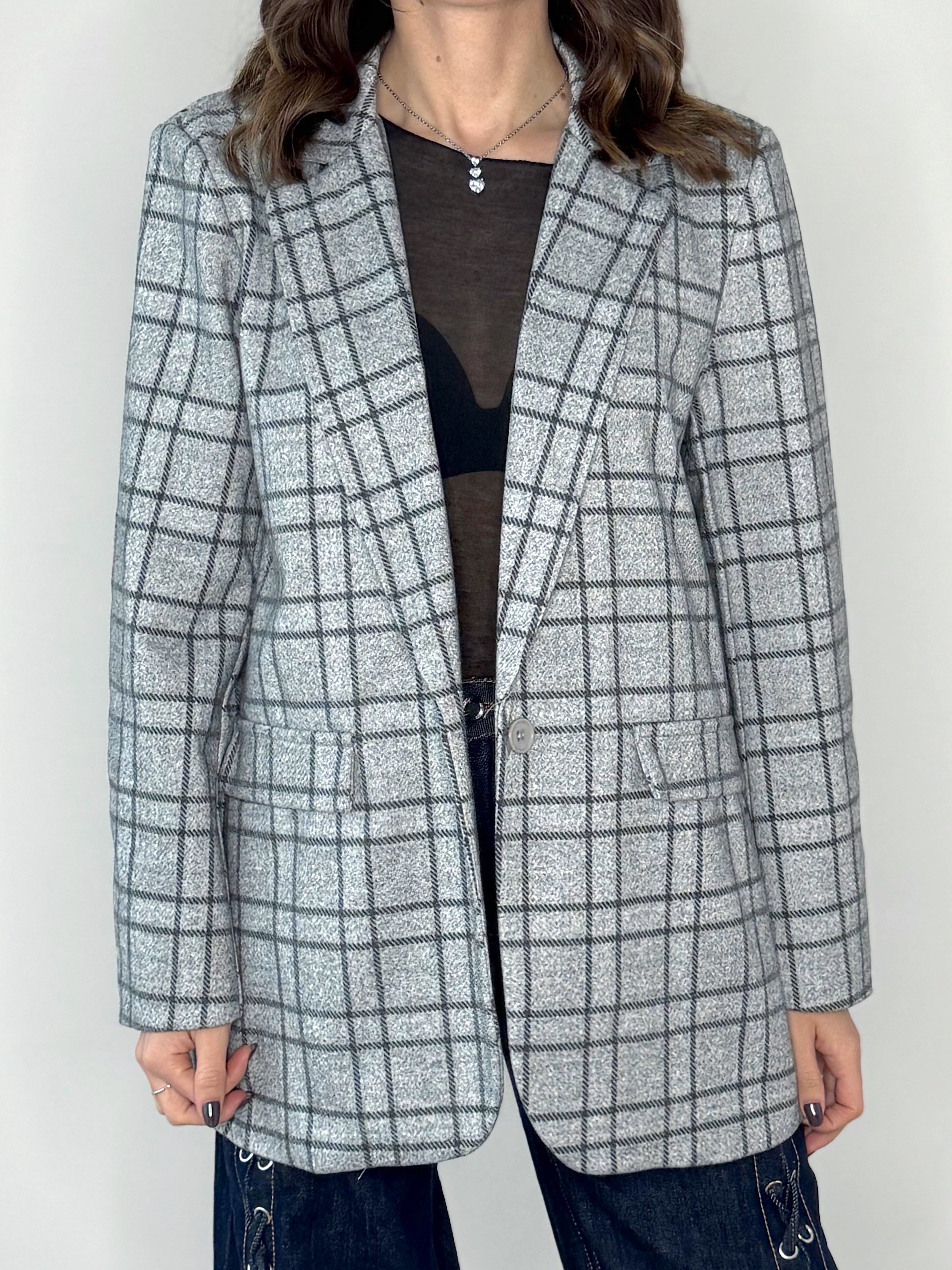 GIACCA QUADRI IN FLANELLA