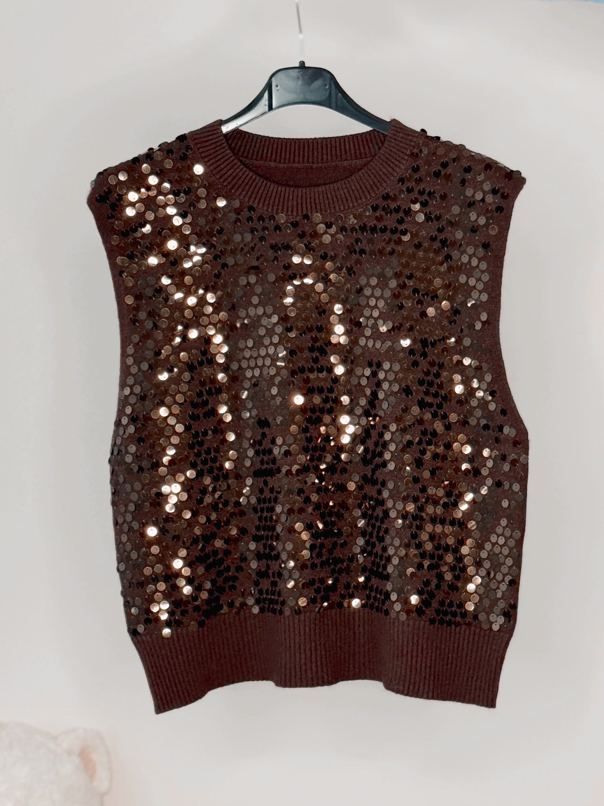 GILET CON PAILETTES